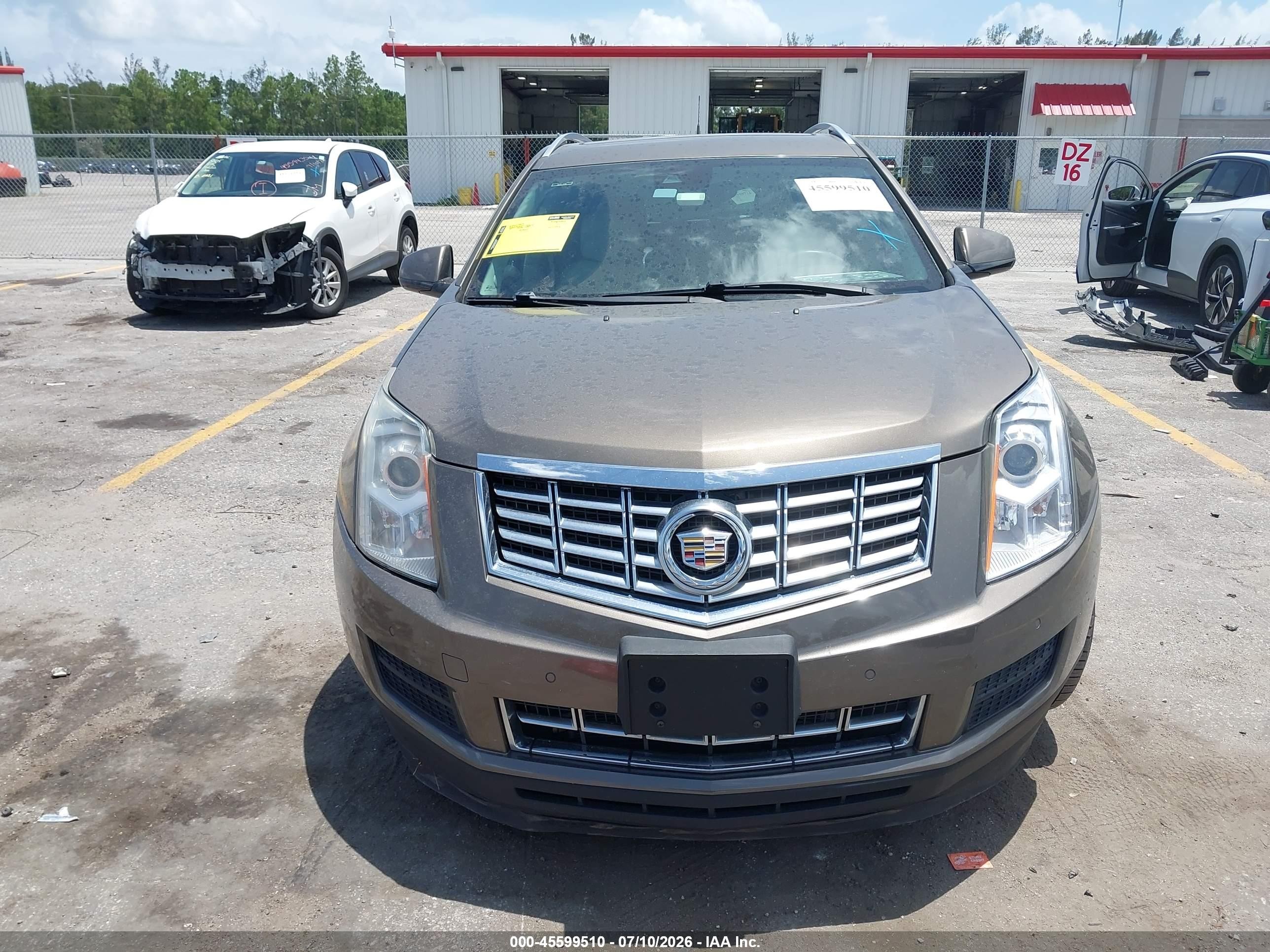 2014 Cadillac Srx Luxury Collection Коричневый vin: 3GYFNEE3XES675876