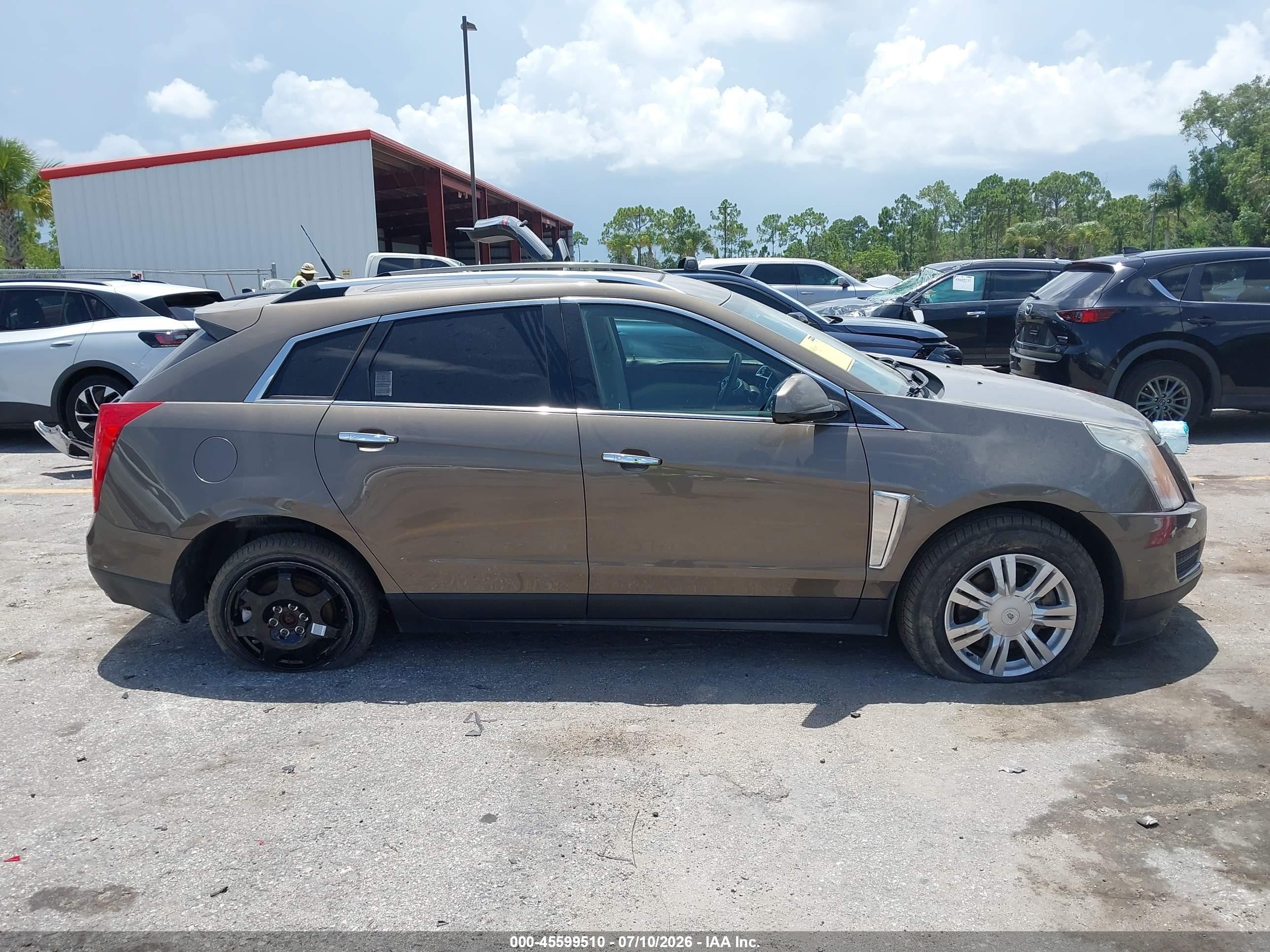 2014 Cadillac Srx Luxury Collection Коричневый vin: 3GYFNEE3XES675876