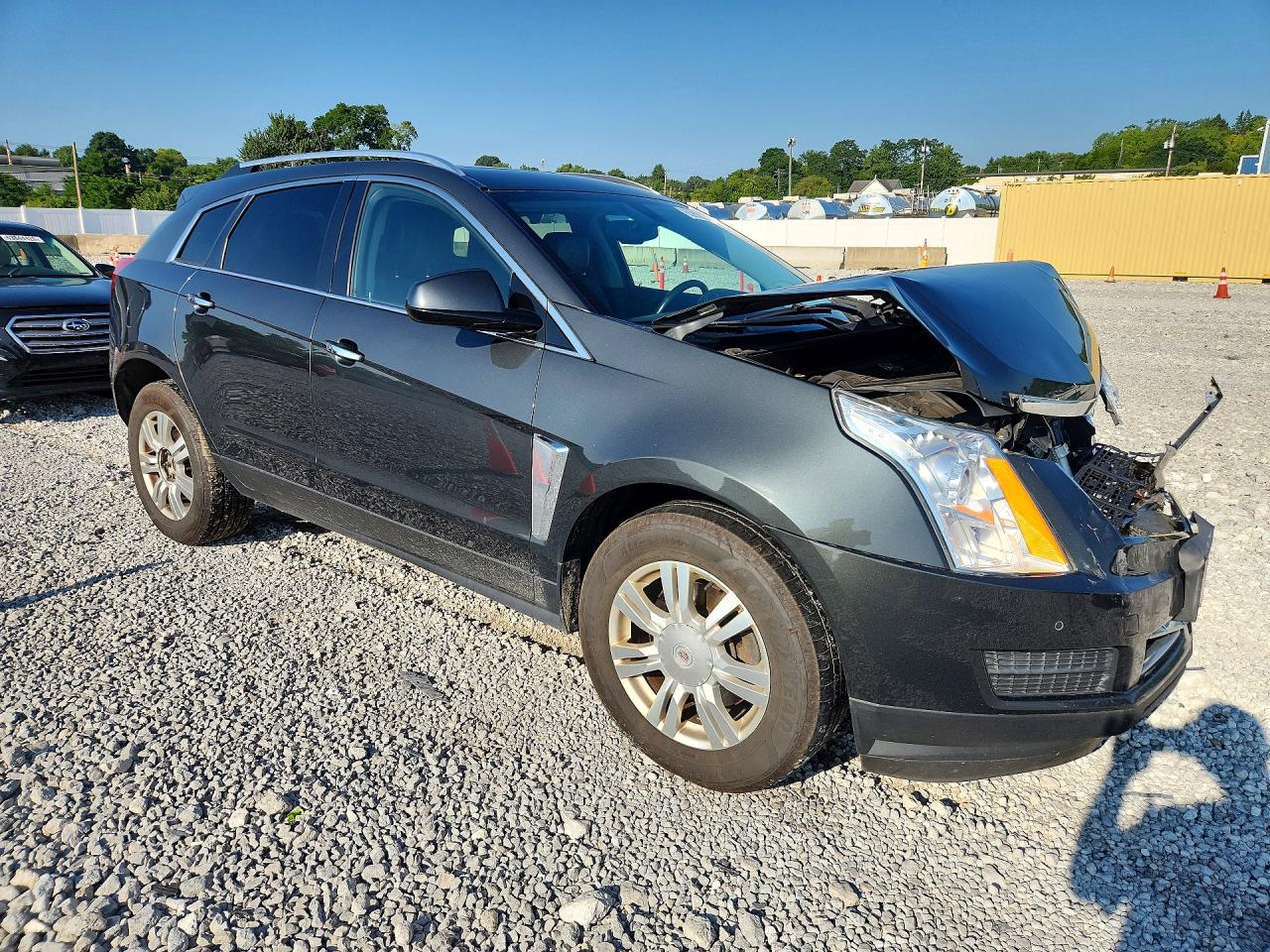 2015 Cadillac Srx Luxury Collection Gray vin: 3GYFNEE3XFS511092