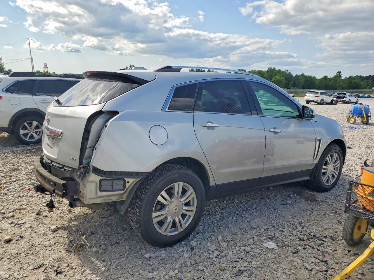 2015 Cadillac Srx Luxury Collection Silver vin: 3GYFNEE3XFS594443