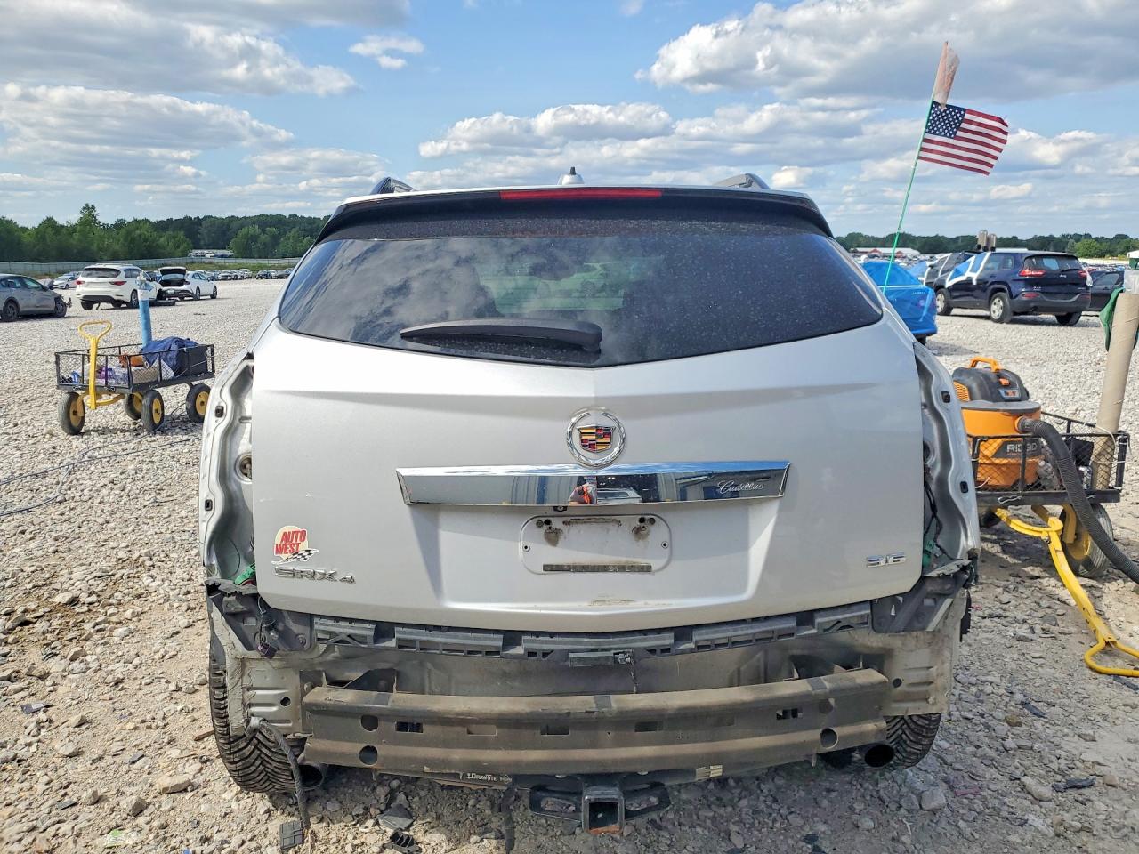 2015 Cadillac Srx Luxury Collection Silver vin: 3GYFNEE3XFS594443