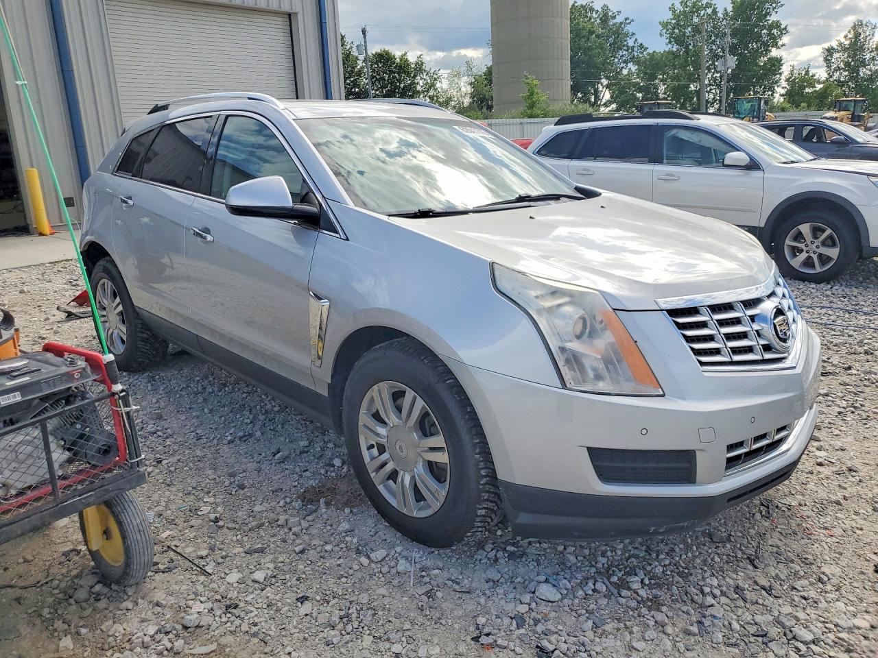 2015 Cadillac Srx Luxury Collection Silver vin: 3GYFNEE3XFS594443