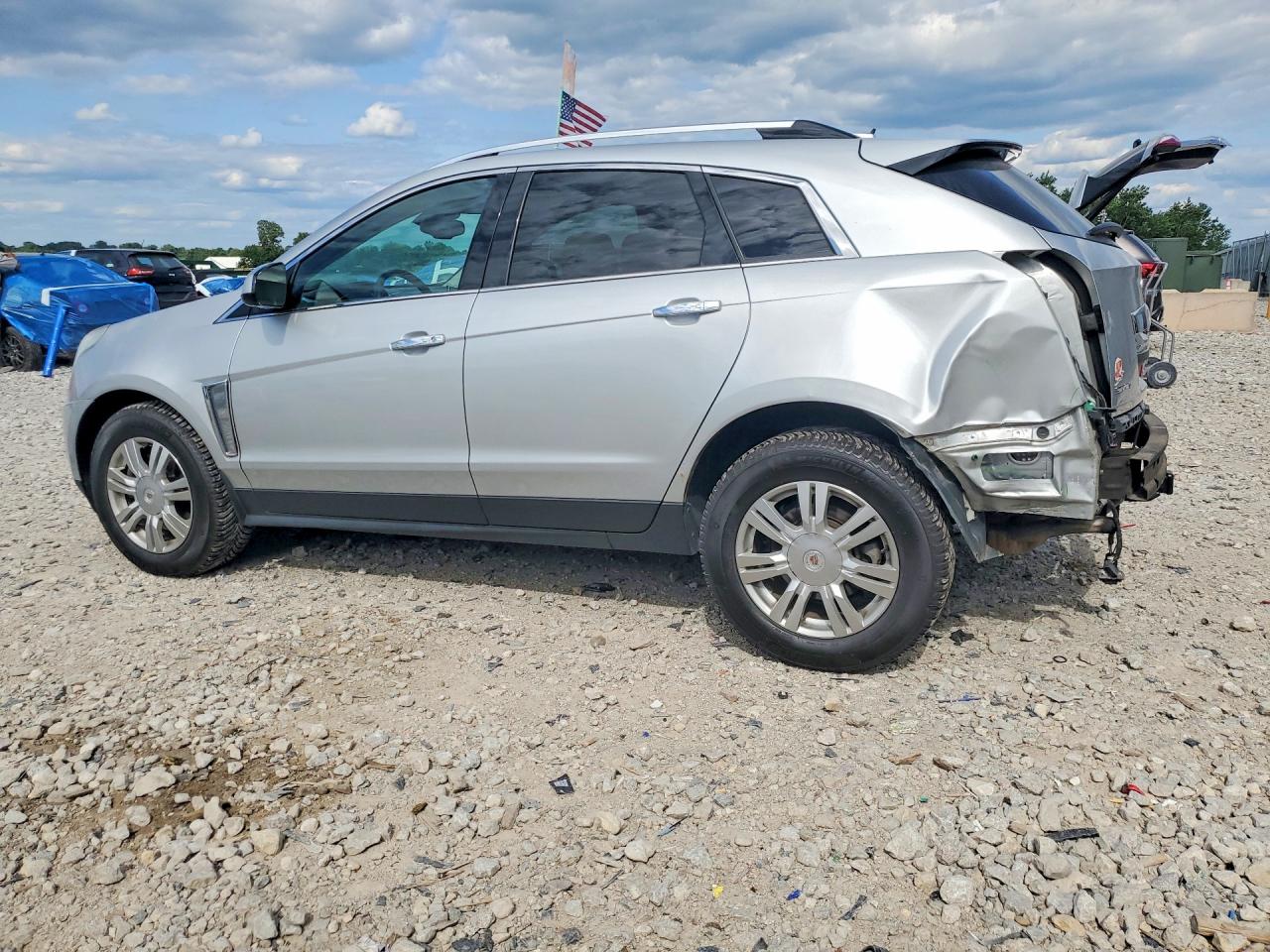 2015 Cadillac Srx Luxury Collection Silver vin: 3GYFNEE3XFS594443