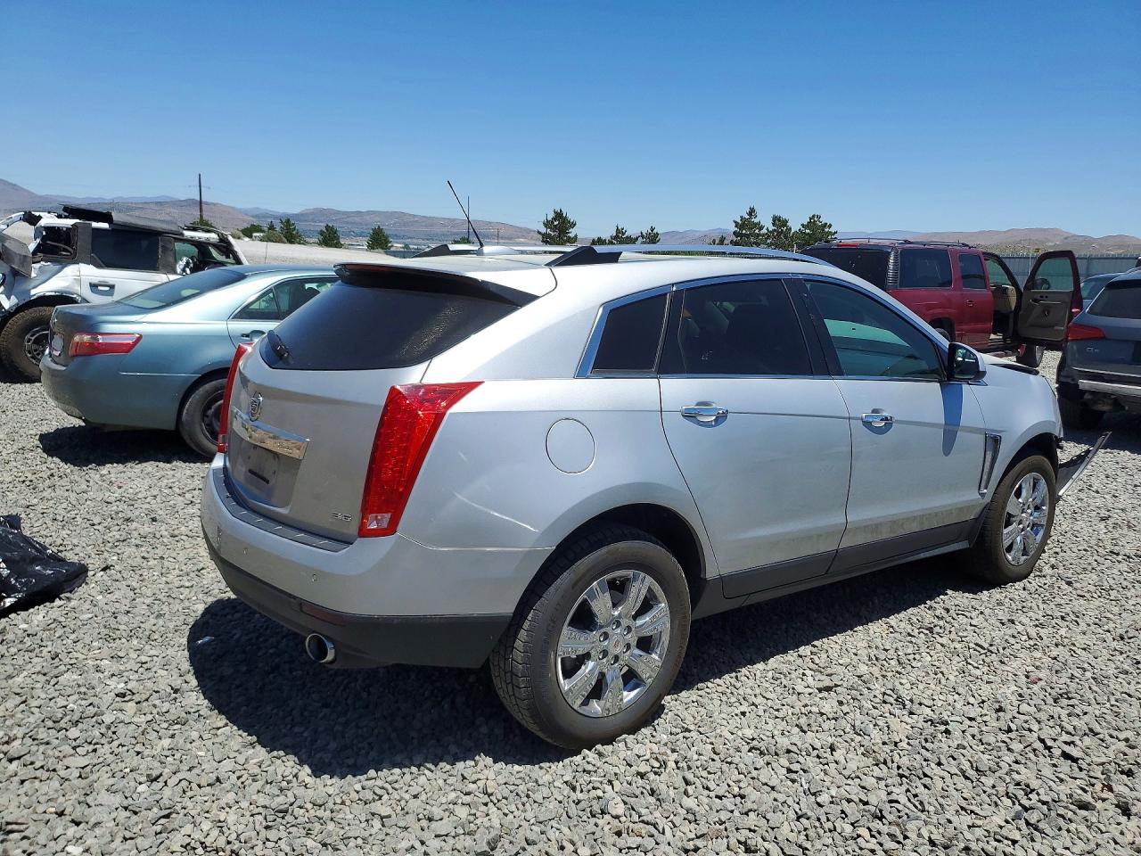 2015 Cadillac Srx Luxury Collection Silver vin: 3GYFNEE3XFS617672
