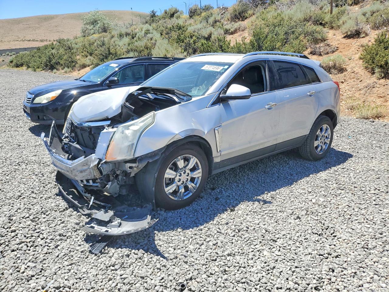2015 Cadillac Srx Luxury Collection Silver vin: 3GYFNEE3XFS617672