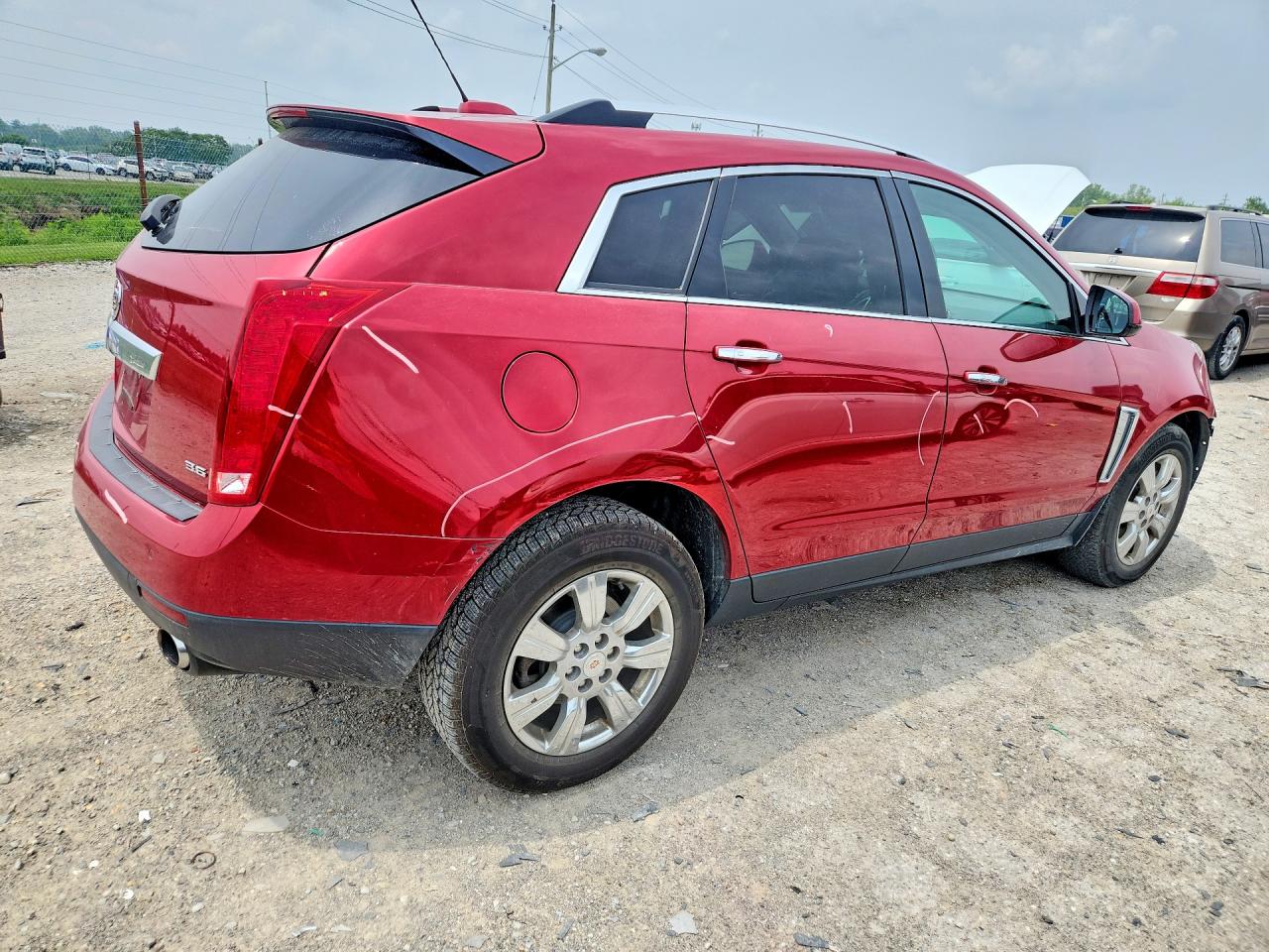 2015 Cadillac Srx Luxury Collection Burgundy vin: 3GYFNEE3XFS629126