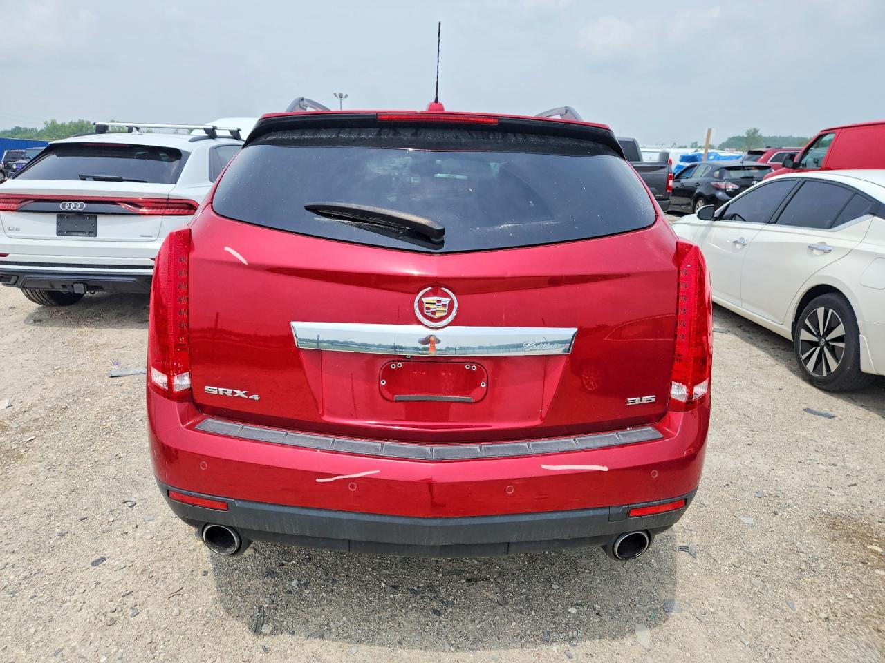 2015 Cadillac Srx Luxury Collection Burgundy vin: 3GYFNEE3XFS629126