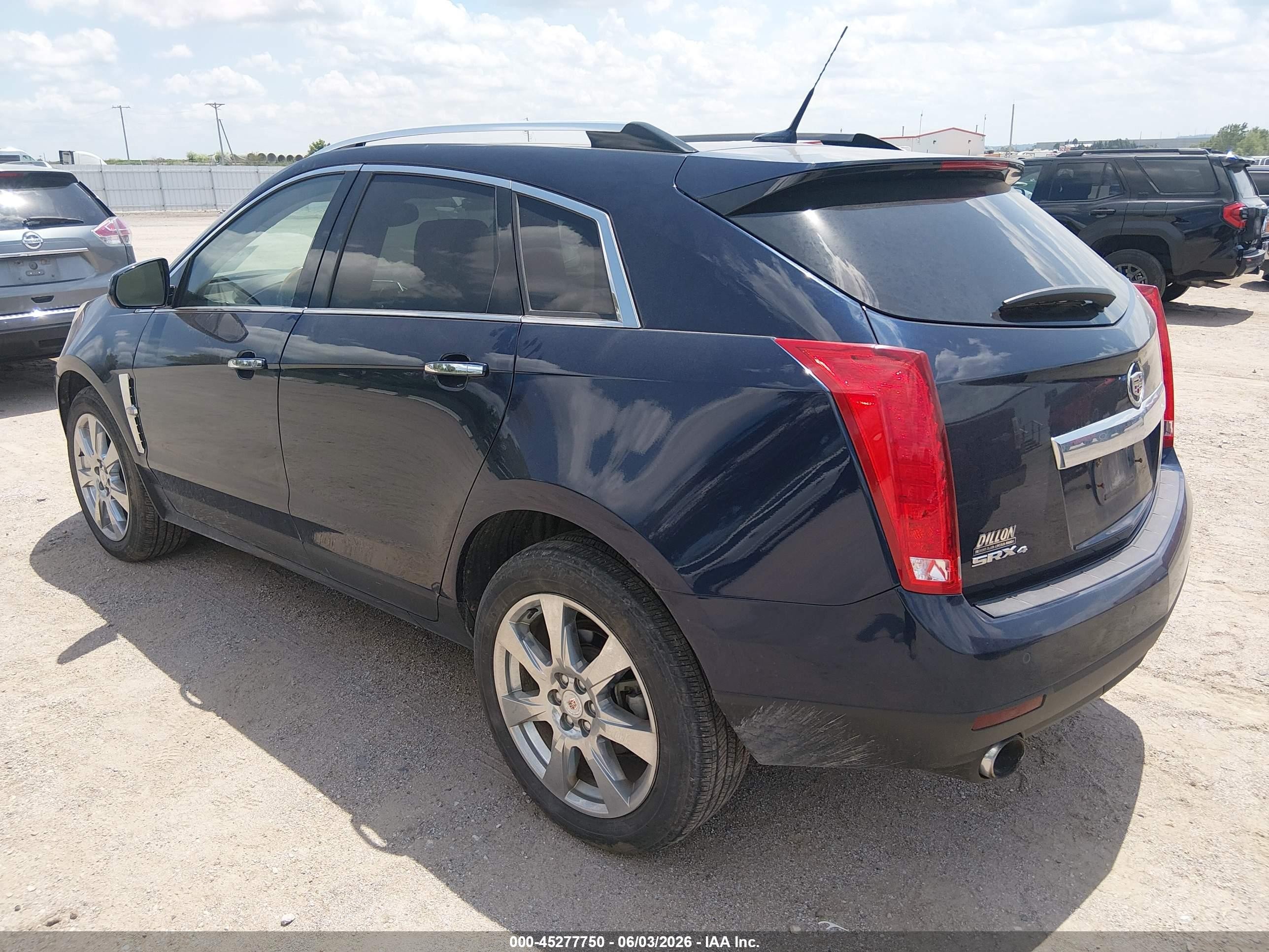 2010 Cadillac Srx Performance Collection Синий vin: 3GYFNEEY0AS542551