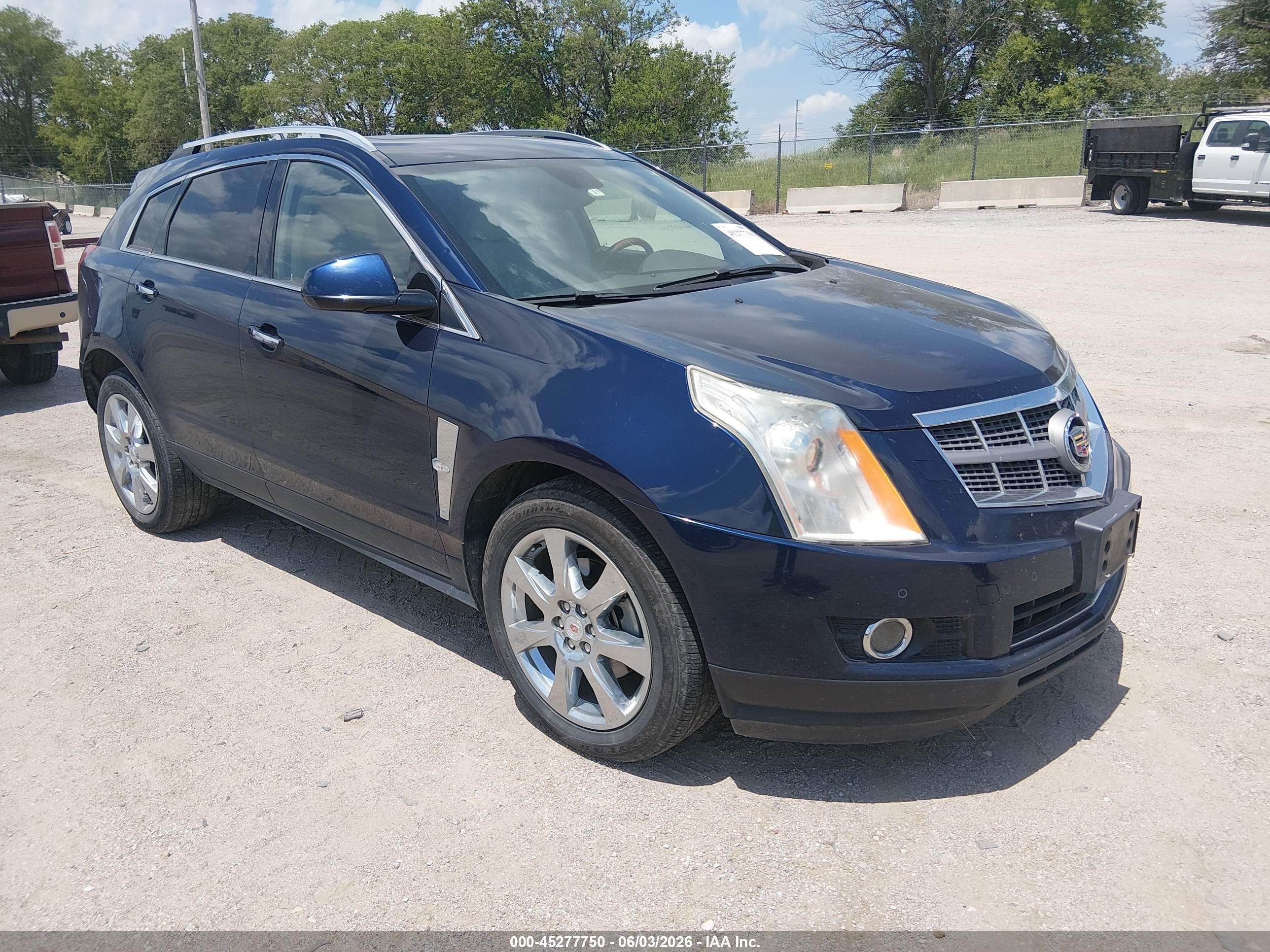 2010 Cadillac Srx Performance Collection Blue vin: 3GYFNEEY0AS542551