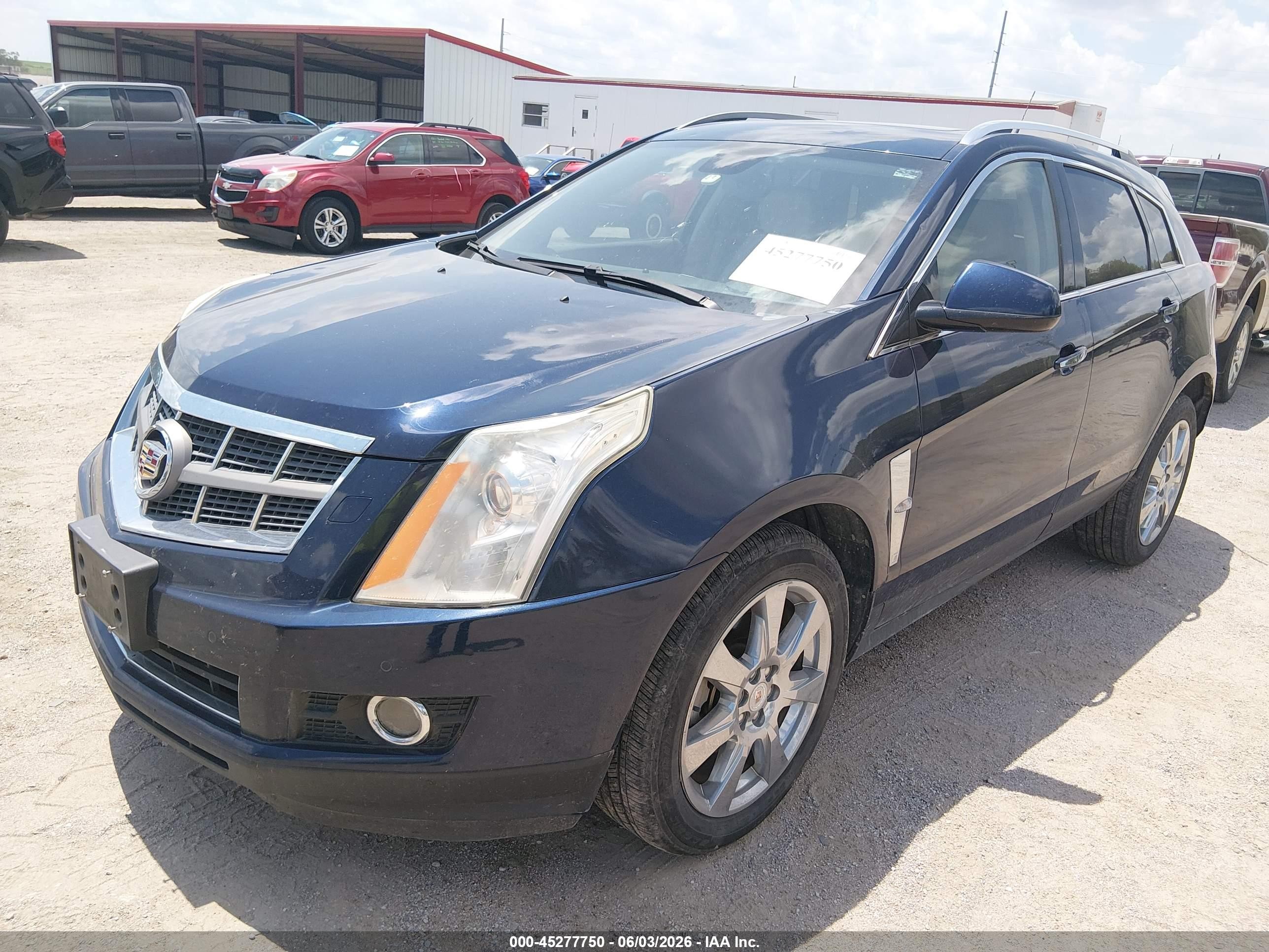 2010 Cadillac Srx Performance Collection Синий vin: 3GYFNEEY0AS542551