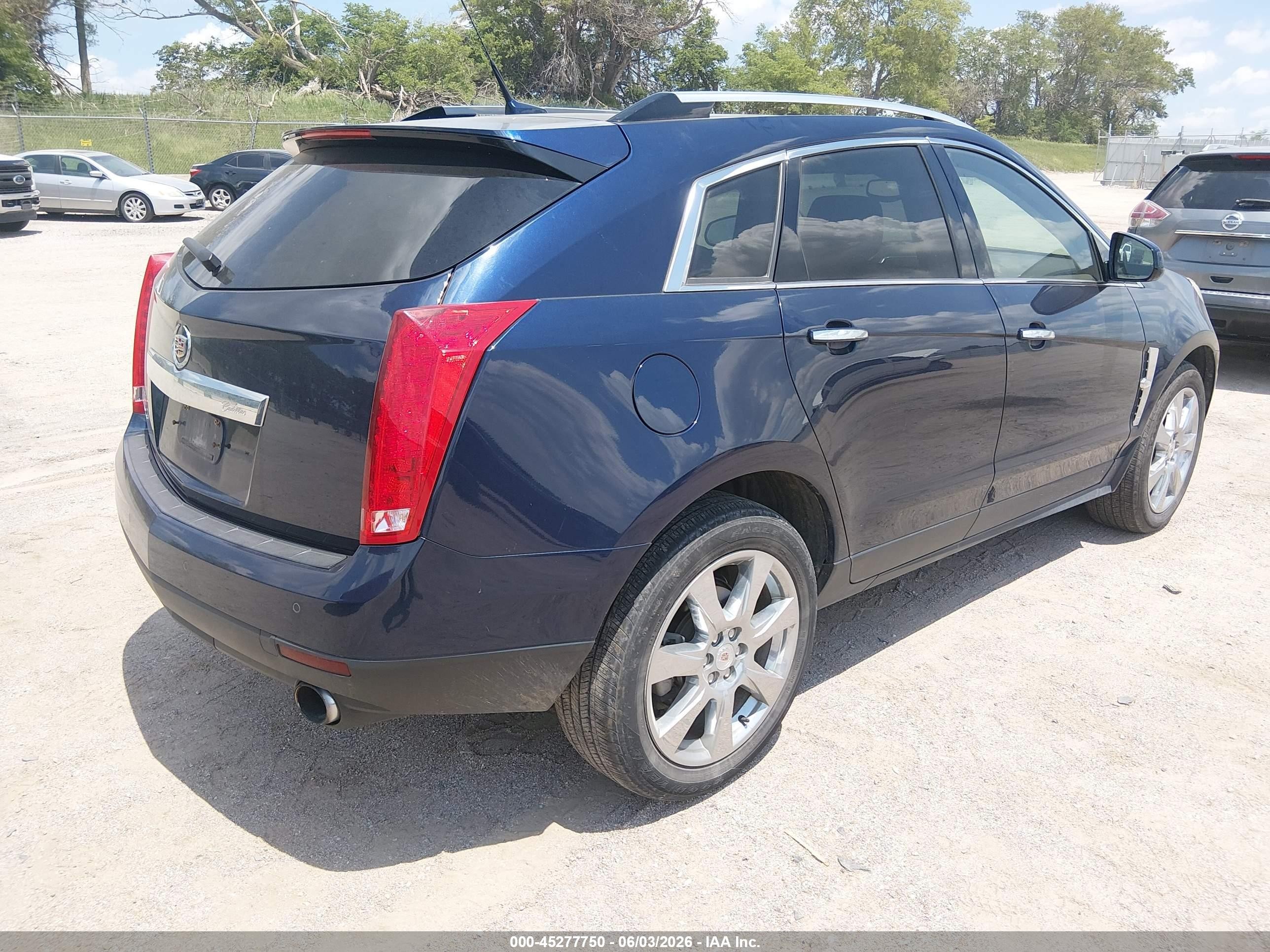2010 Cadillac Srx Performance Collection Синий vin: 3GYFNEEY0AS542551