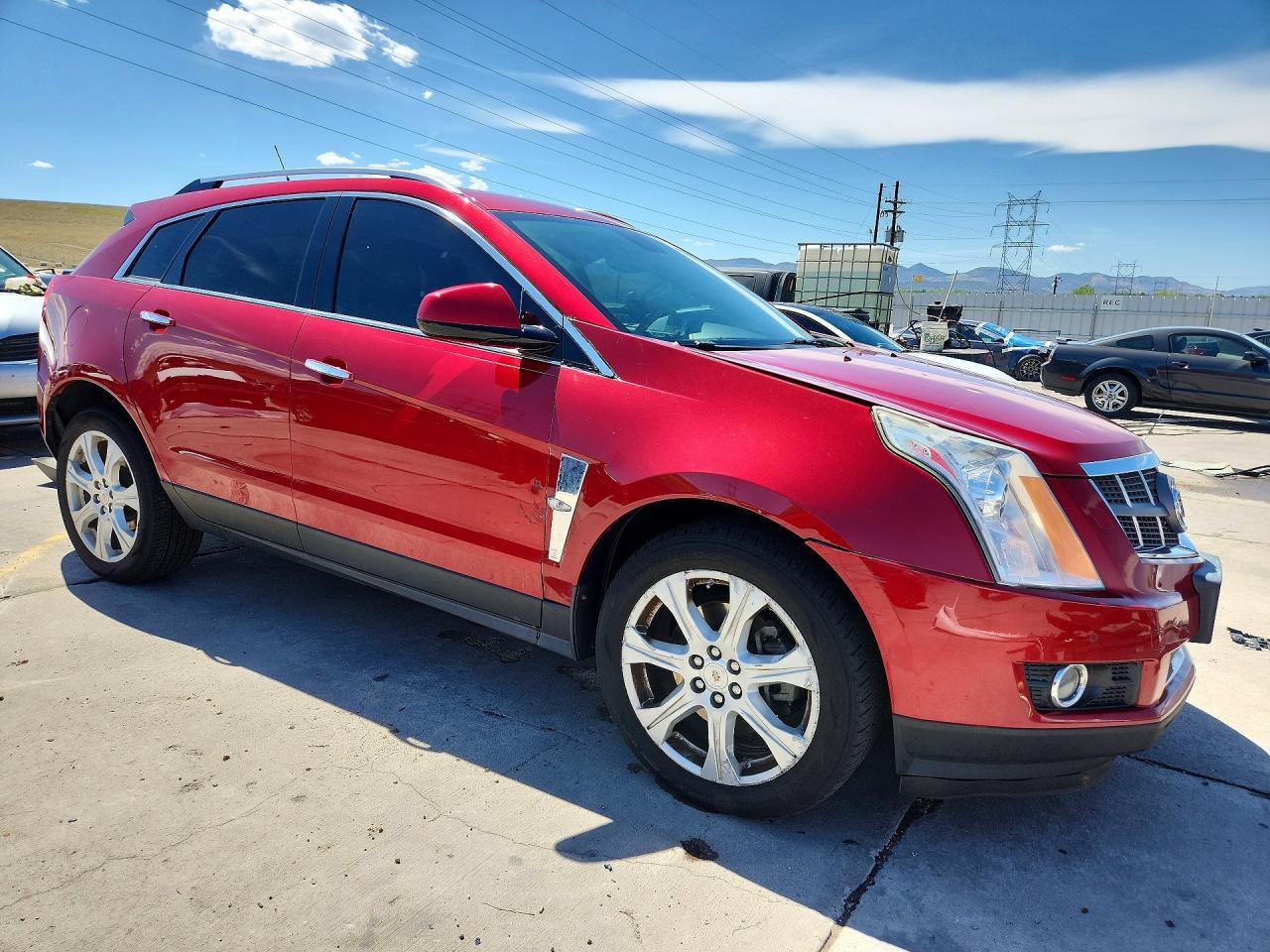 2010 Cadillac Srx Performance Collection Red vin: 3GYFNEEY1AS504682