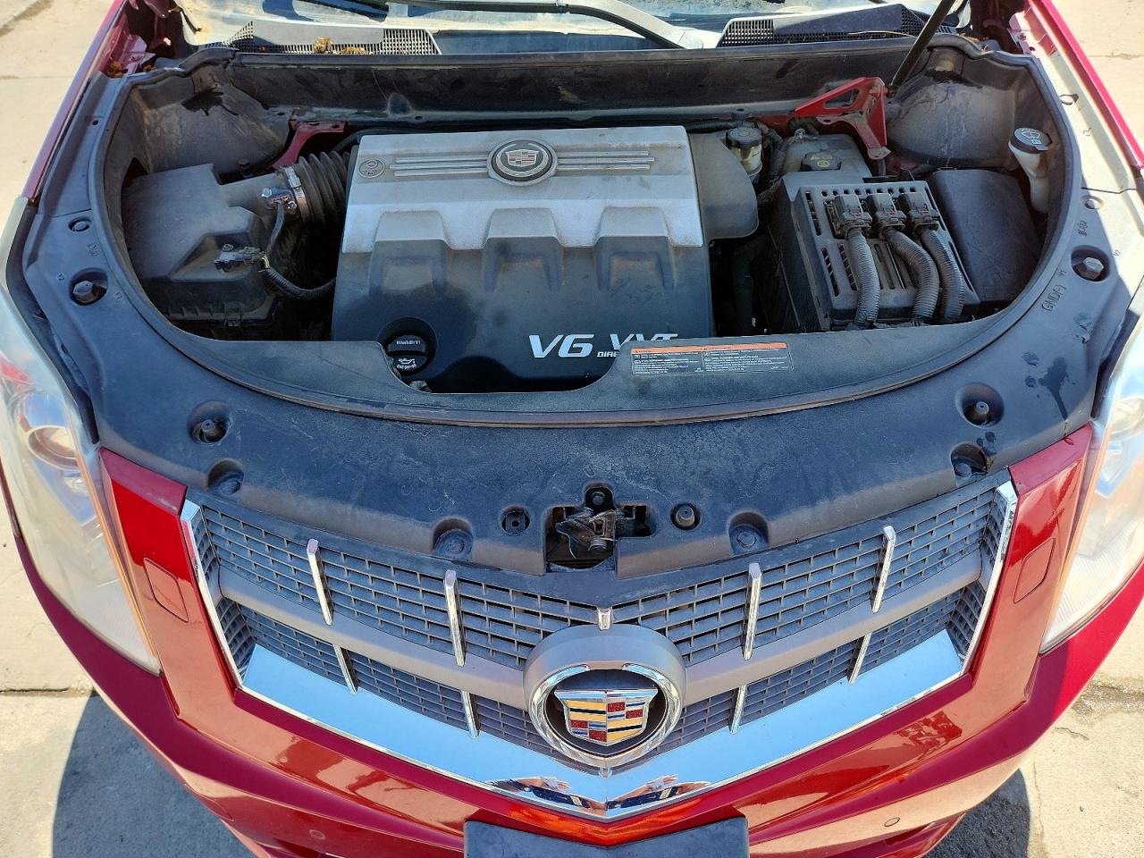 2010 Cadillac Srx Performance Collection Red vin: 3GYFNEEY1AS504682