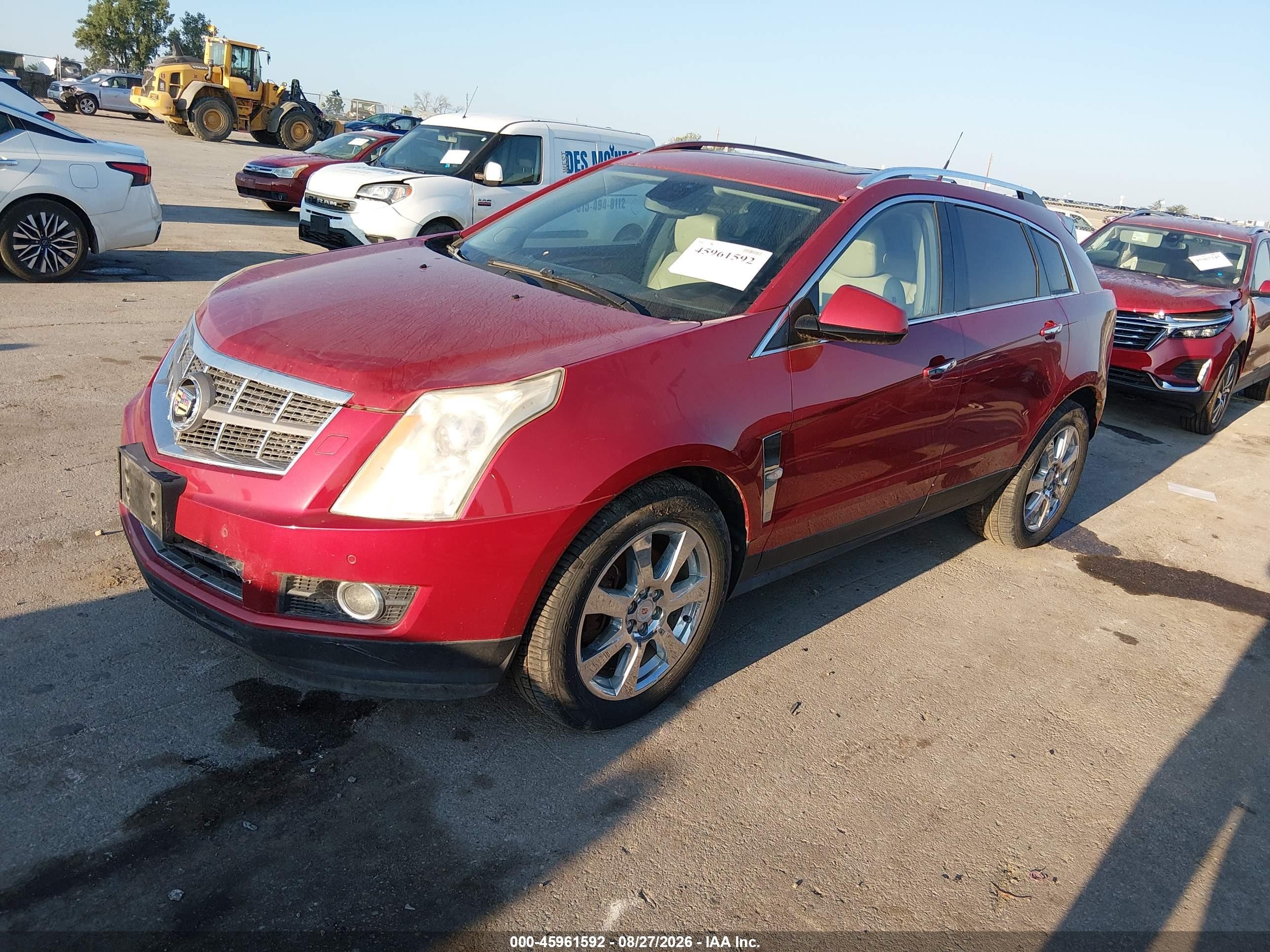 2011 Cadillac Srx Performance Collection Красный vin: 3GYFNEEY1BS537540