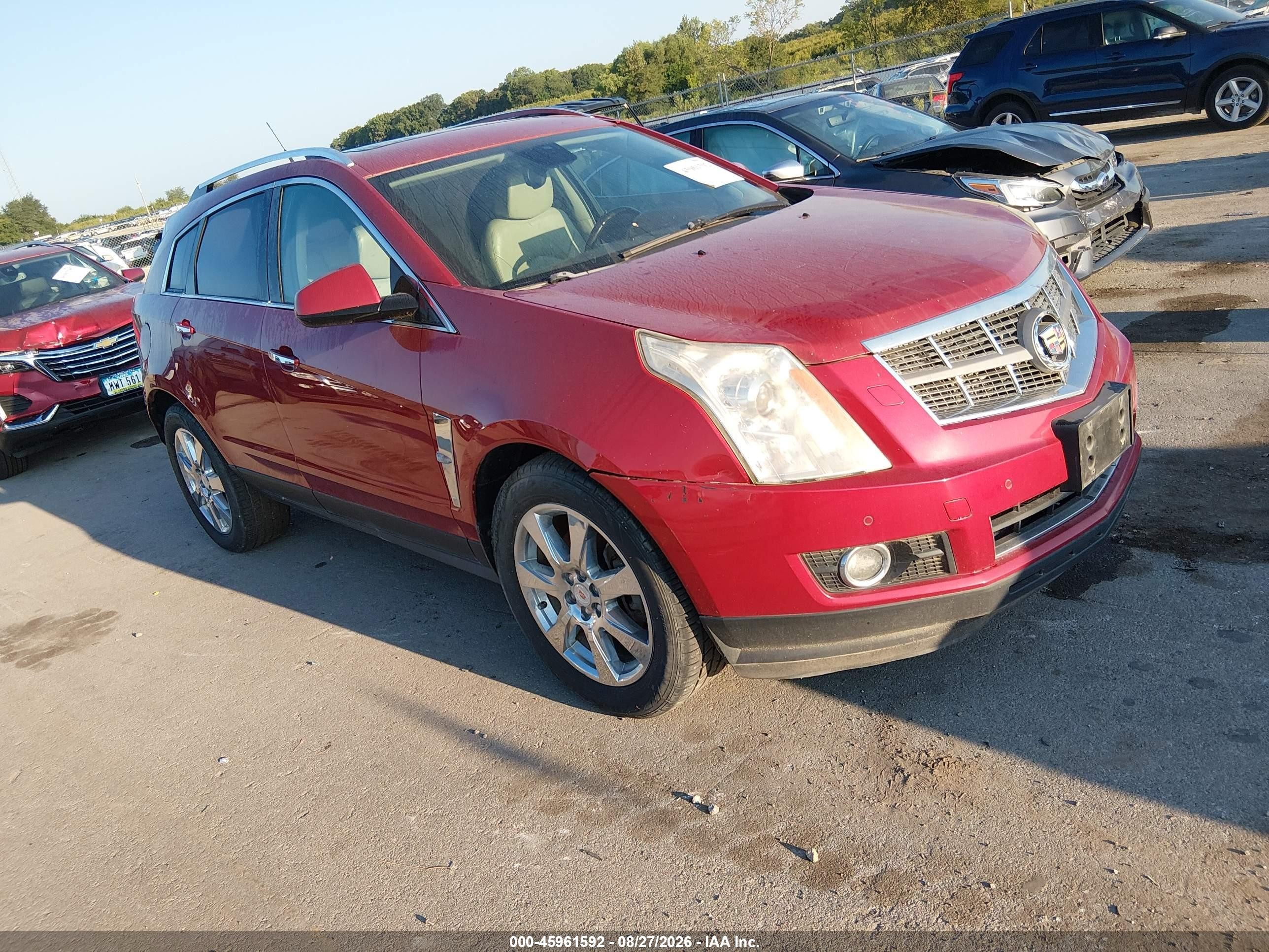 2011 Cadillac Srx Performance Collection Red vin: 3GYFNEEY1BS537540