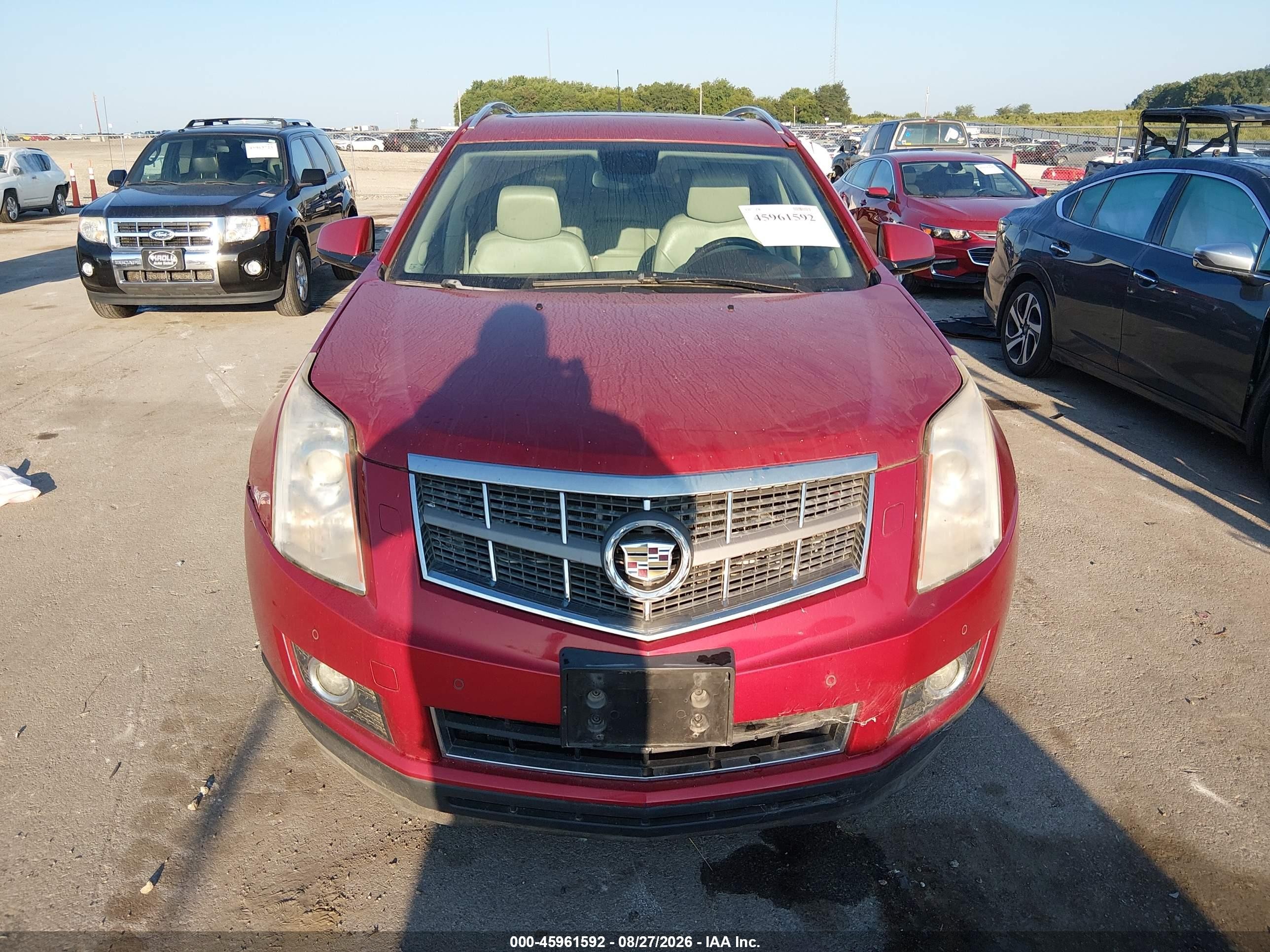 2011 Cadillac Srx Performance Collection Красный vin: 3GYFNEEY1BS537540