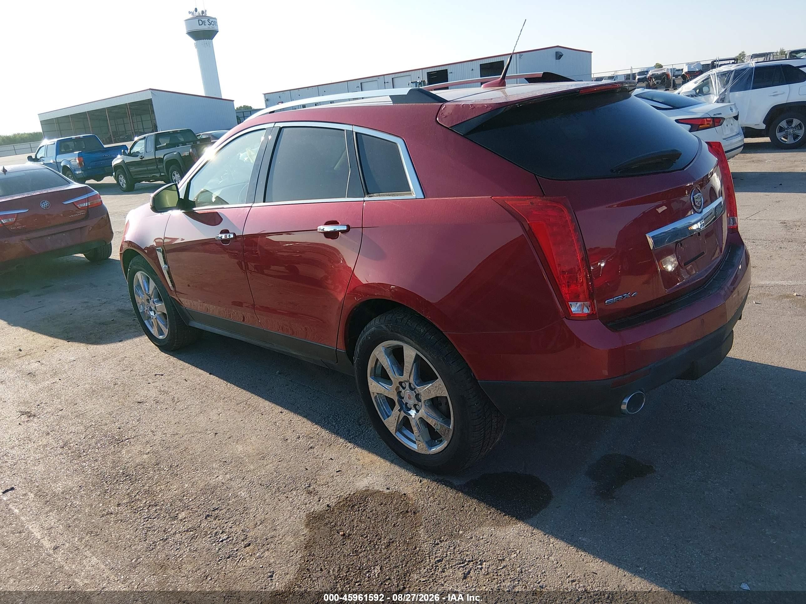 2011 Cadillac Srx Performance Collection Красный vin: 3GYFNEEY1BS537540