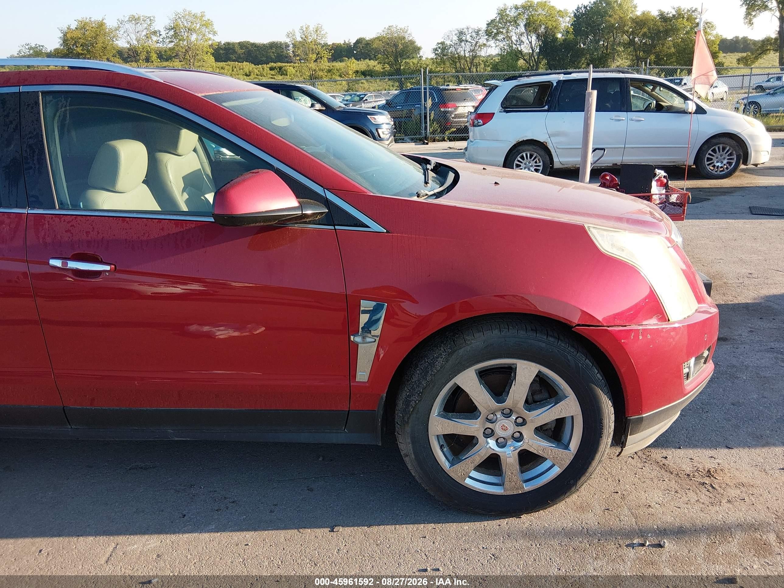 2011 Cadillac Srx Performance Collection Красный vin: 3GYFNEEY1BS537540