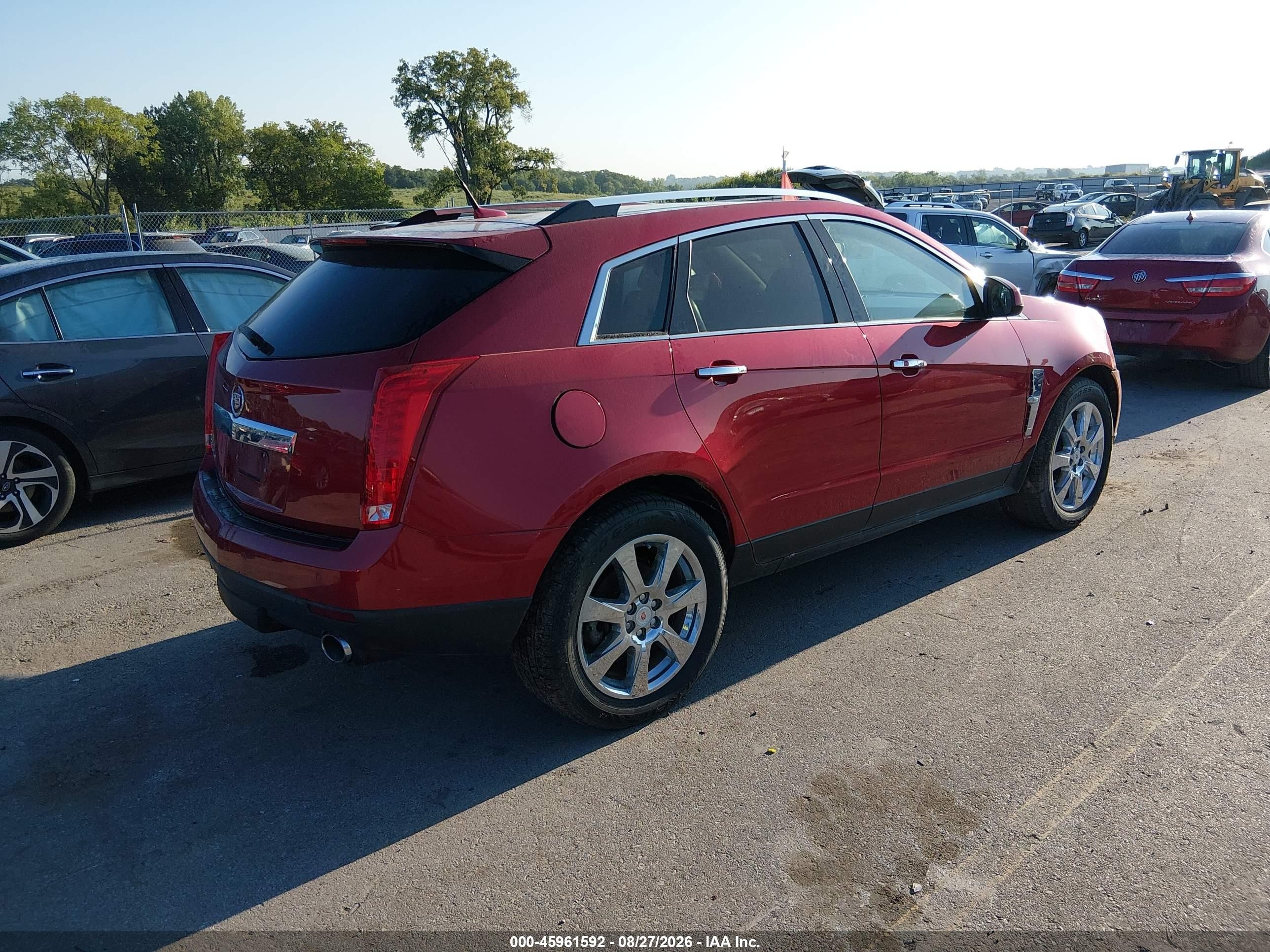 2011 Cadillac Srx Performance Collection Красный vin: 3GYFNEEY1BS537540