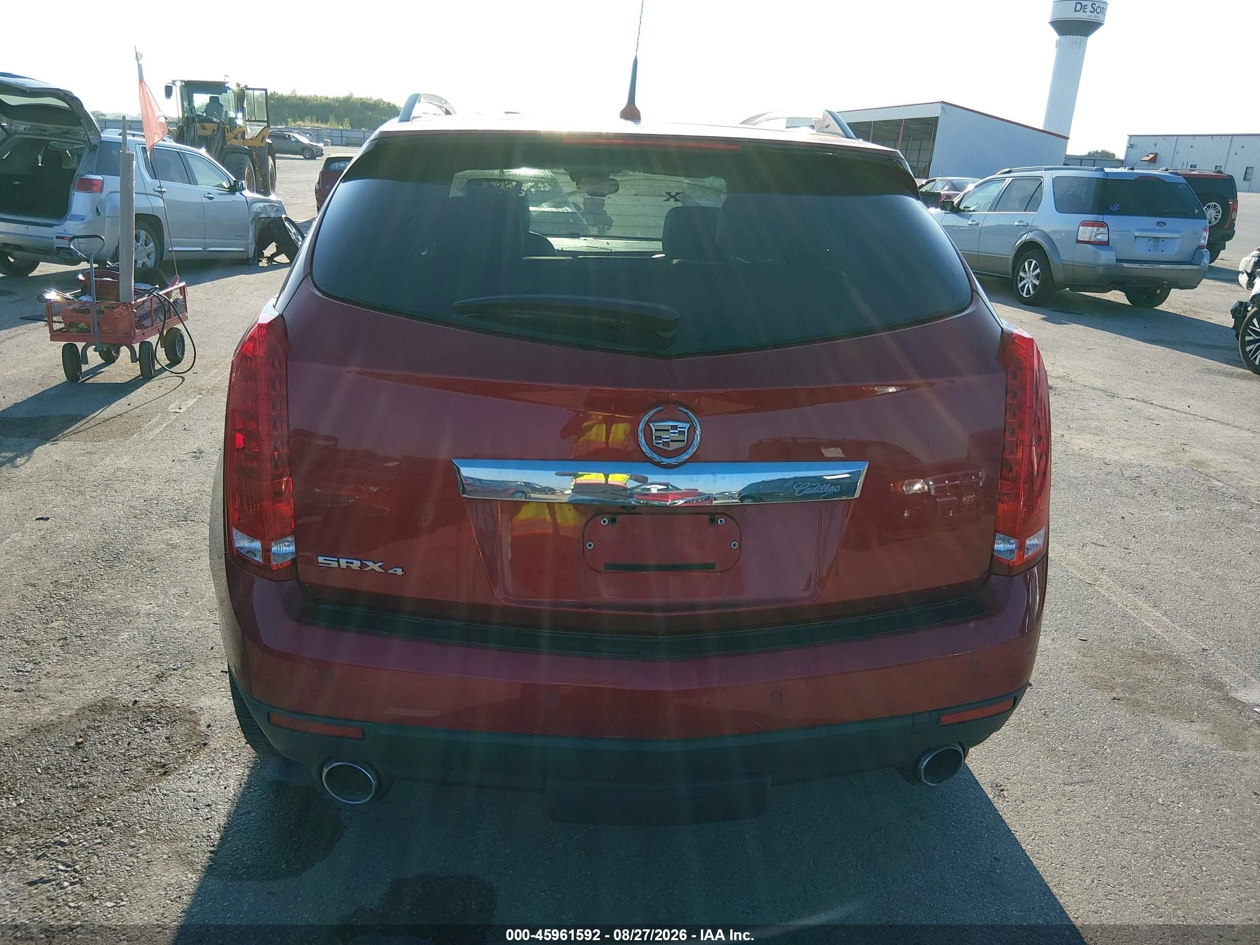 2011 Cadillac Srx Performance Collection Красный vin: 3GYFNEEY1BS537540