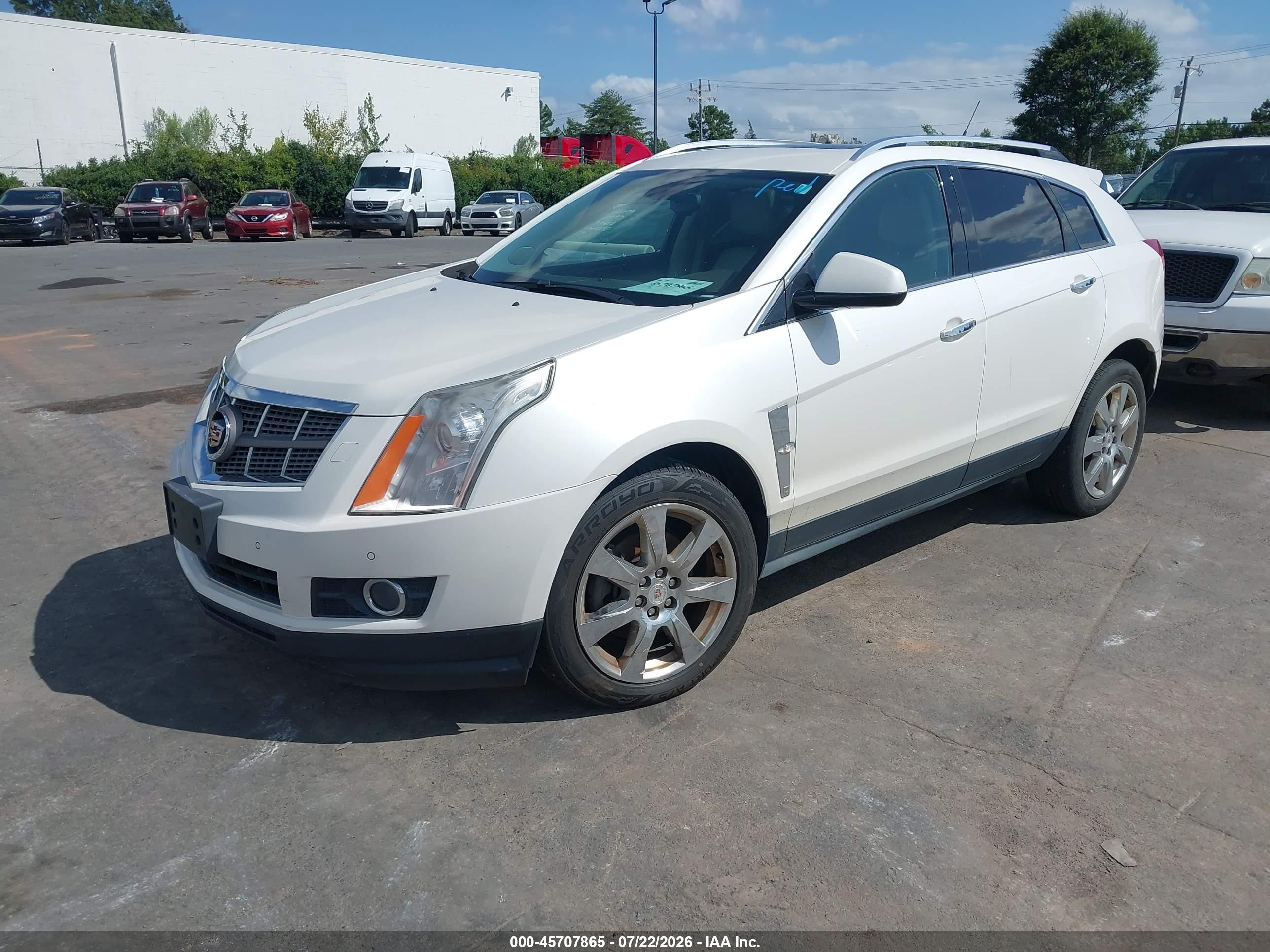 2010 Cadillac Srx Performance Collection White vin: 3GYFNEEY4AS611340