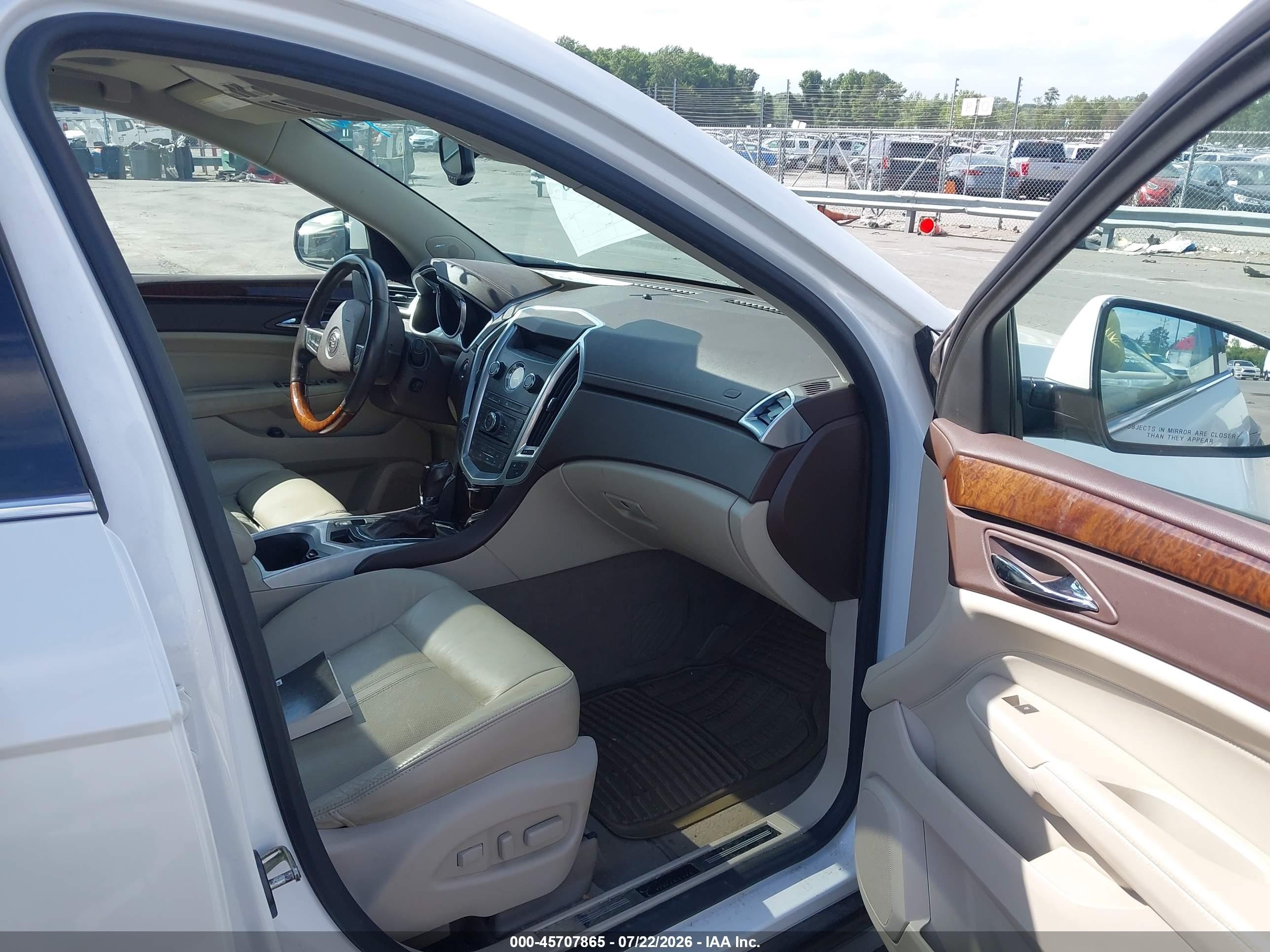 2010 Cadillac Srx Performance Collection White vin: 3GYFNEEY4AS611340