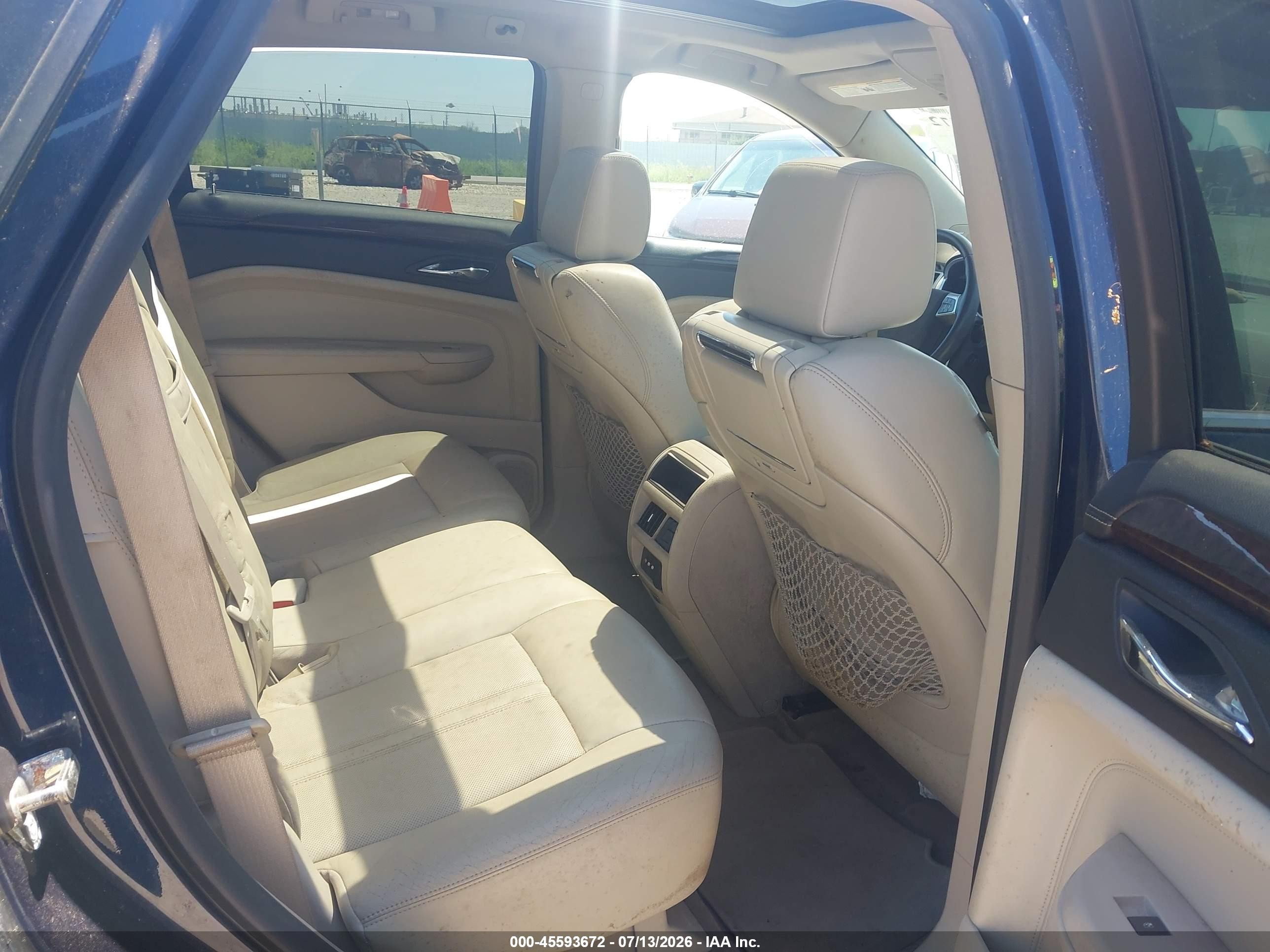 2010 Cadillac Srx Performance Collection Синий vin: 3GYFNEEY5AS500361