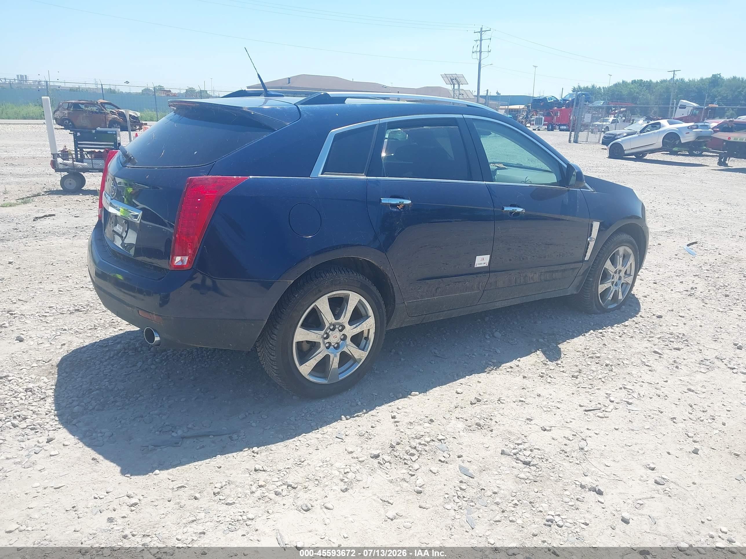2010 Cadillac Srx Performance Collection Синий vin: 3GYFNEEY5AS500361