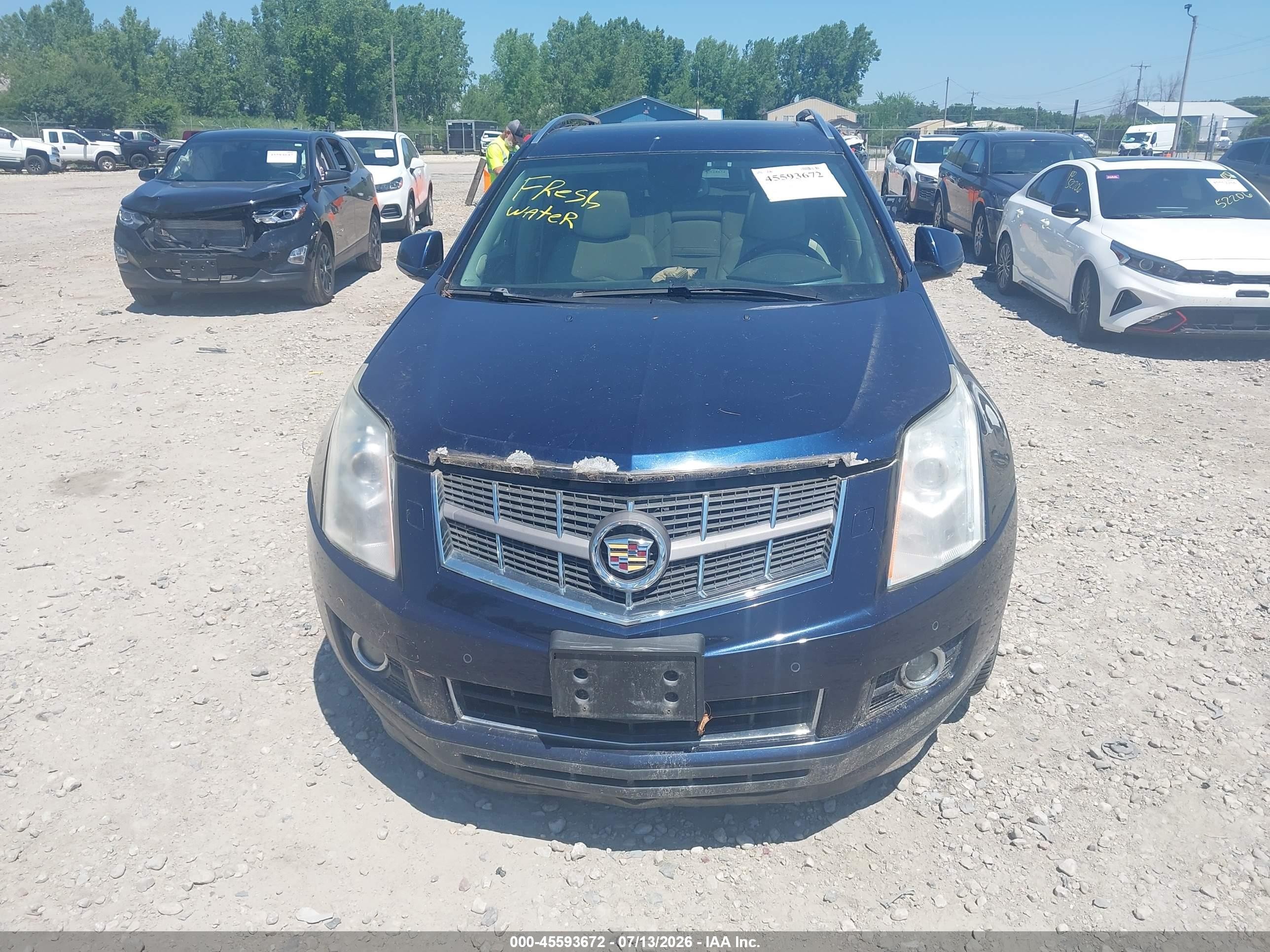 2010 Cadillac Srx Performance Collection Синий vin: 3GYFNEEY5AS500361