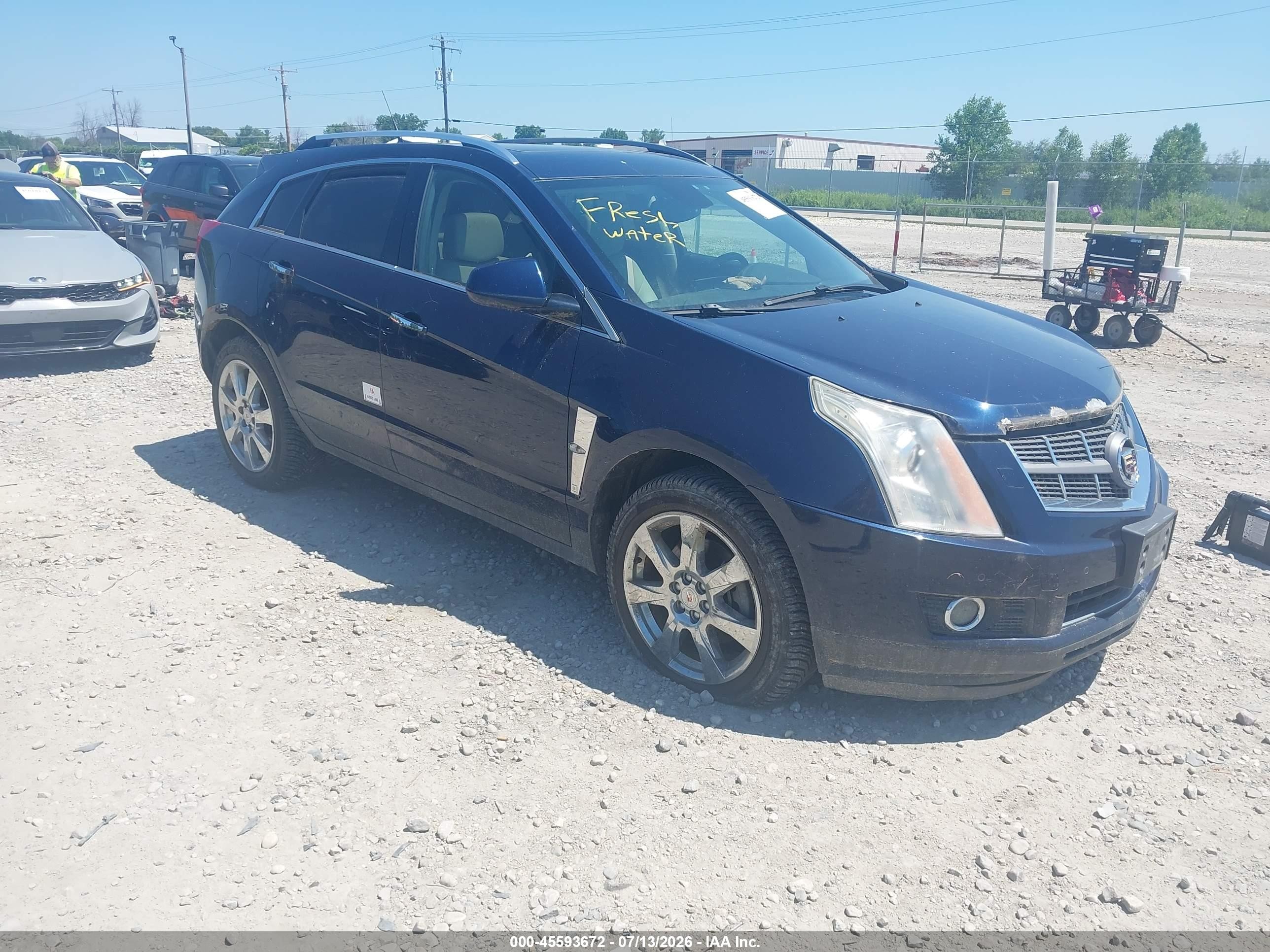 2010 Cadillac Srx Performance Collection Синий vin: 3GYFNEEY5AS500361