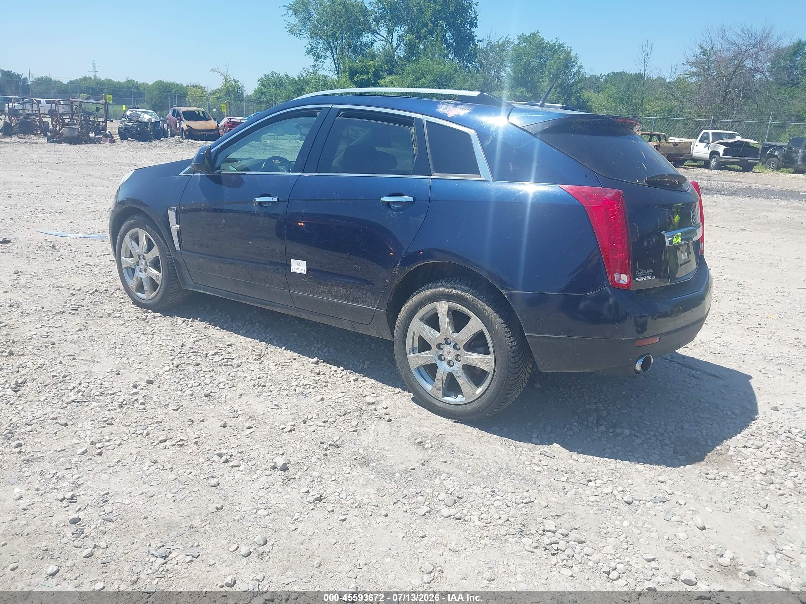 2010 Cadillac Srx Performance Collection Синий vin: 3GYFNEEY5AS500361
