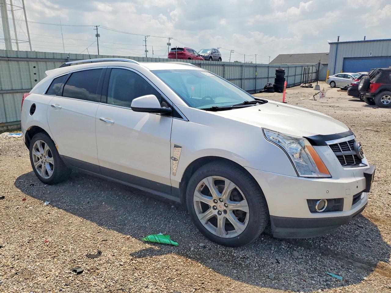 2010 Cadillac Srx Performance Collection White vin: 3GYFNEEY6AS561380