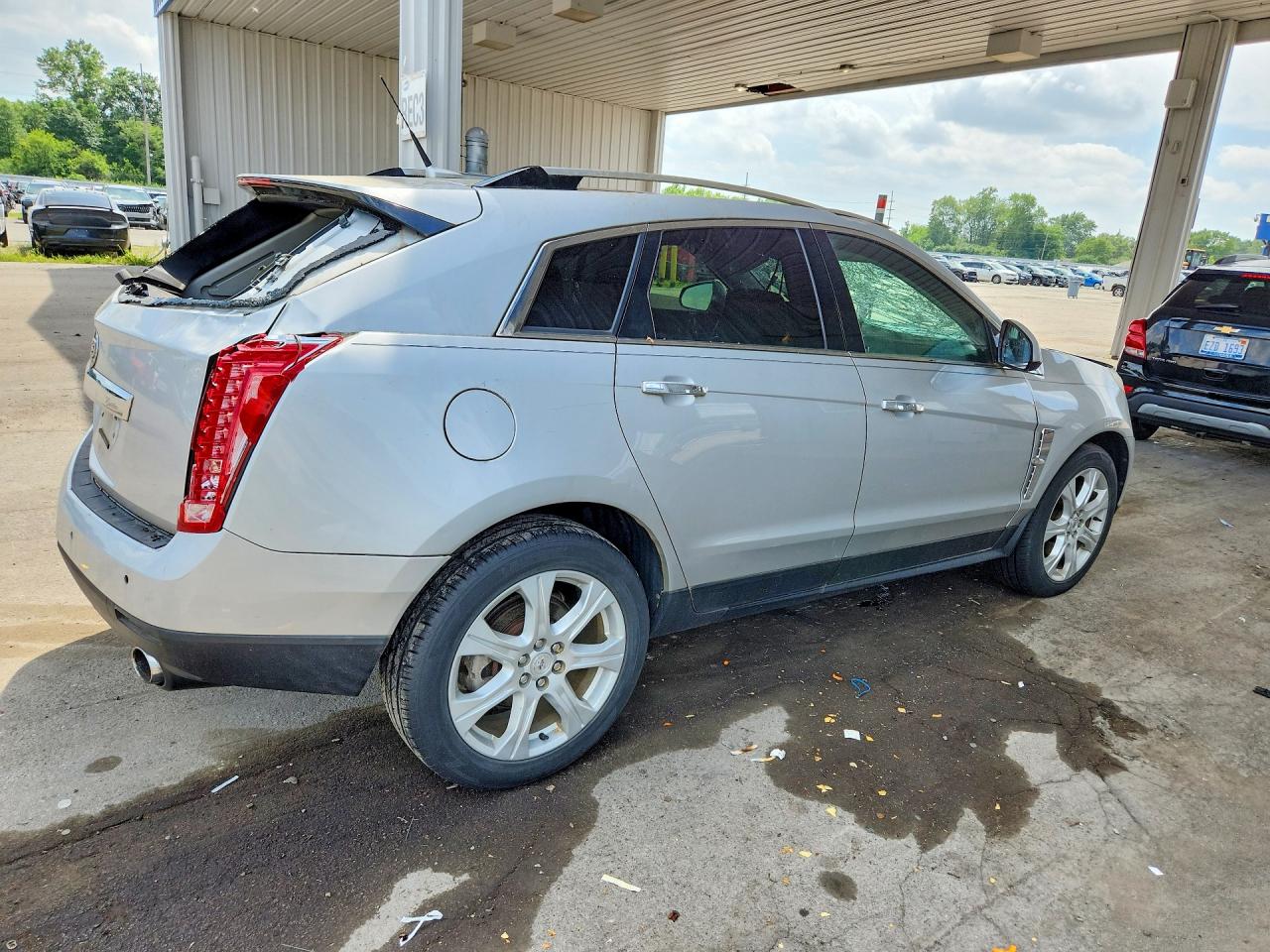 2010 Cadillac Srx Performance Collection Silver vin: 3GYFNEEY7AS652562