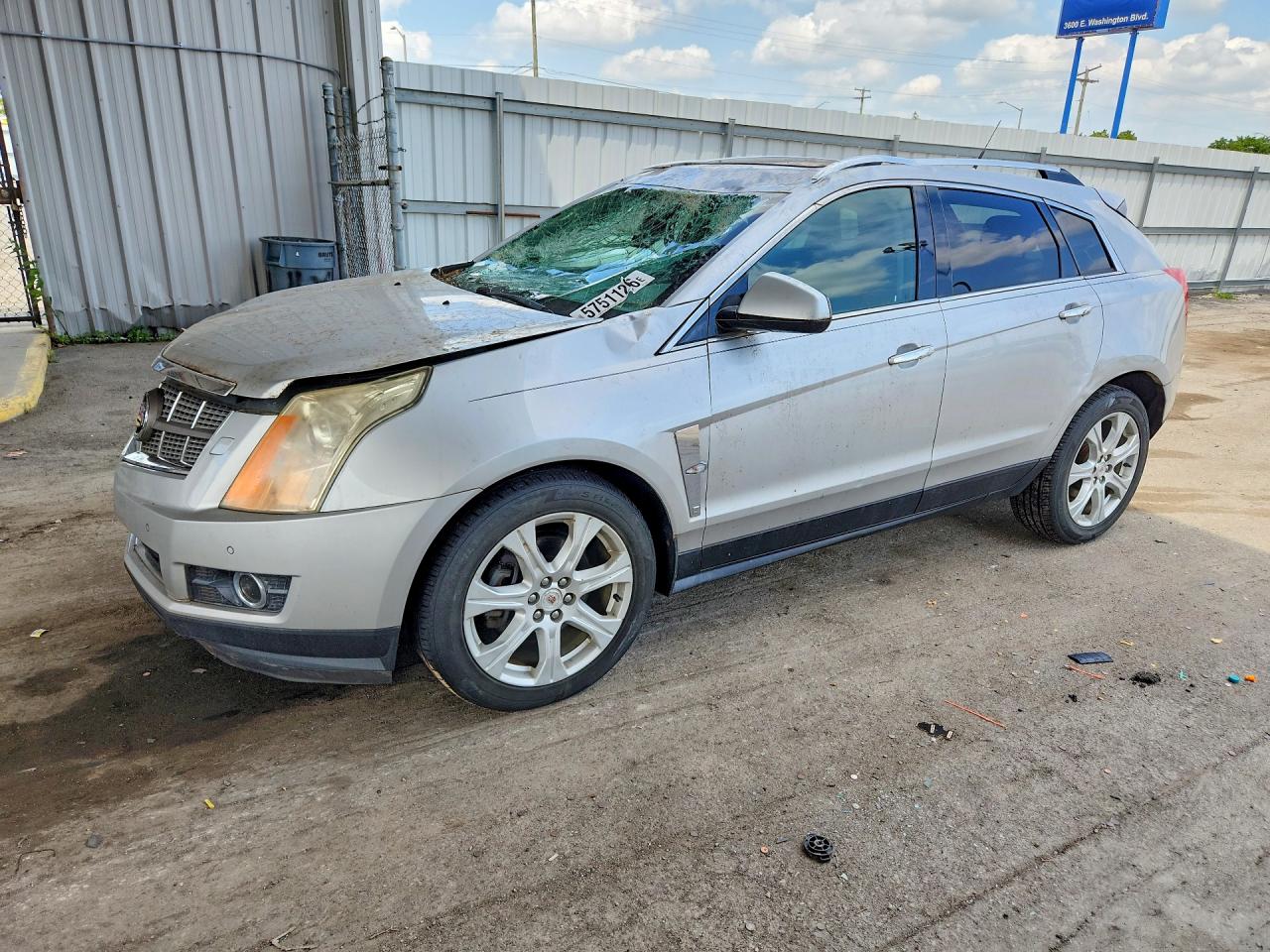 2010 Cadillac Srx Performance Collection Silver vin: 3GYFNEEY7AS652562