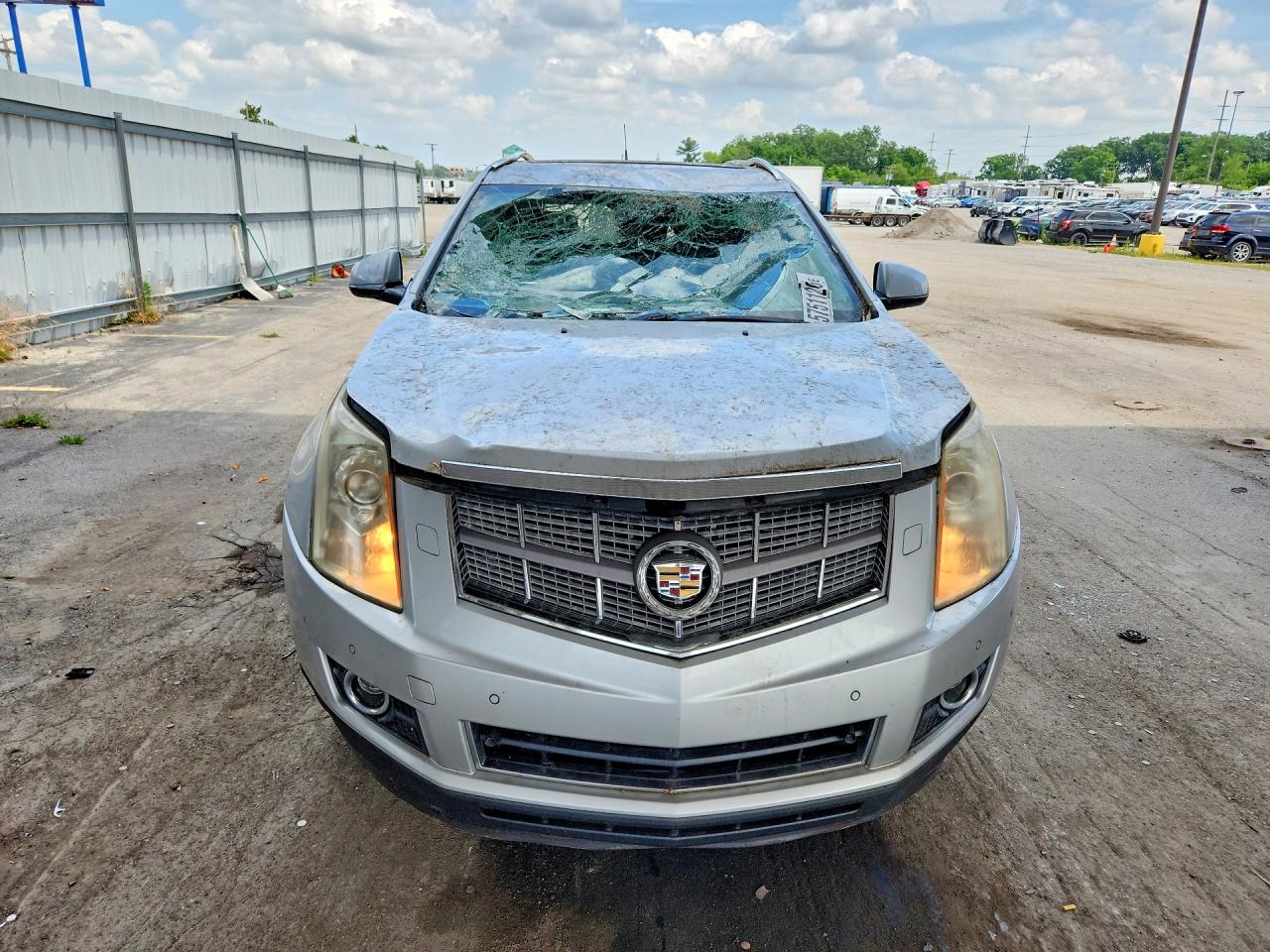 2010 Cadillac Srx Performance Collection Silver vin: 3GYFNEEY7AS652562