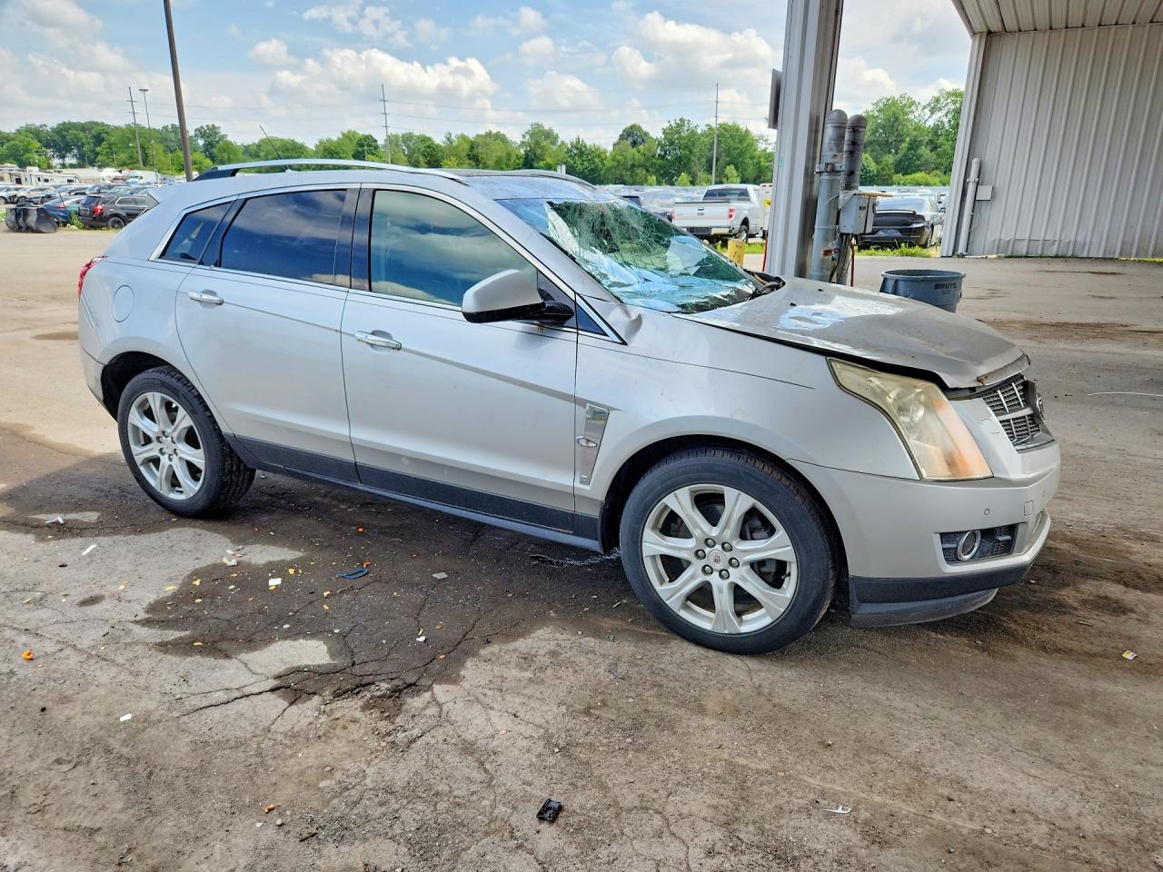2010 Cadillac Srx Performance Collection Silver vin: 3GYFNEEY7AS652562