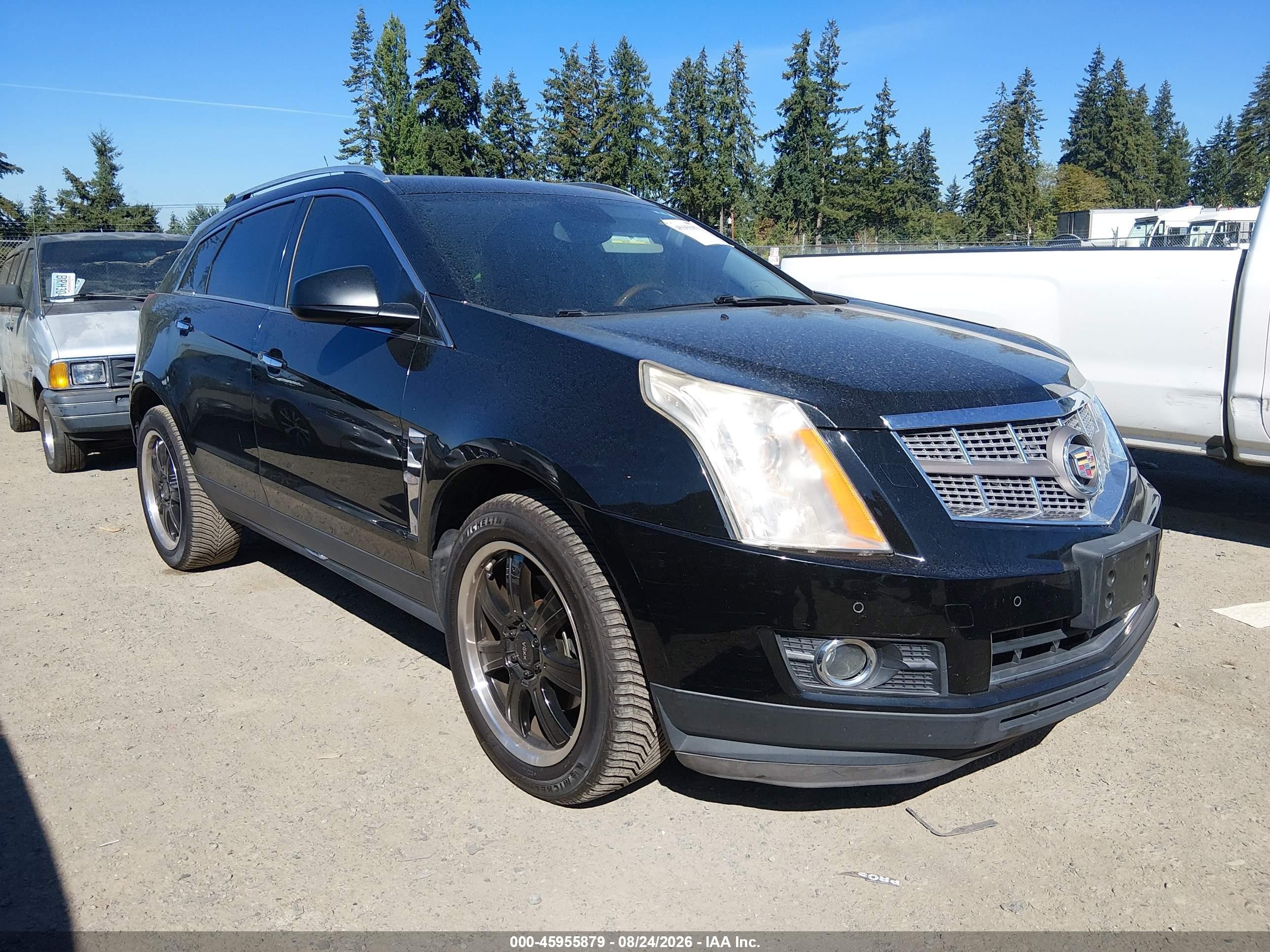 2010 Cadillac Srx Performance Collection Black vin: 3GYFNEEY9AS505045