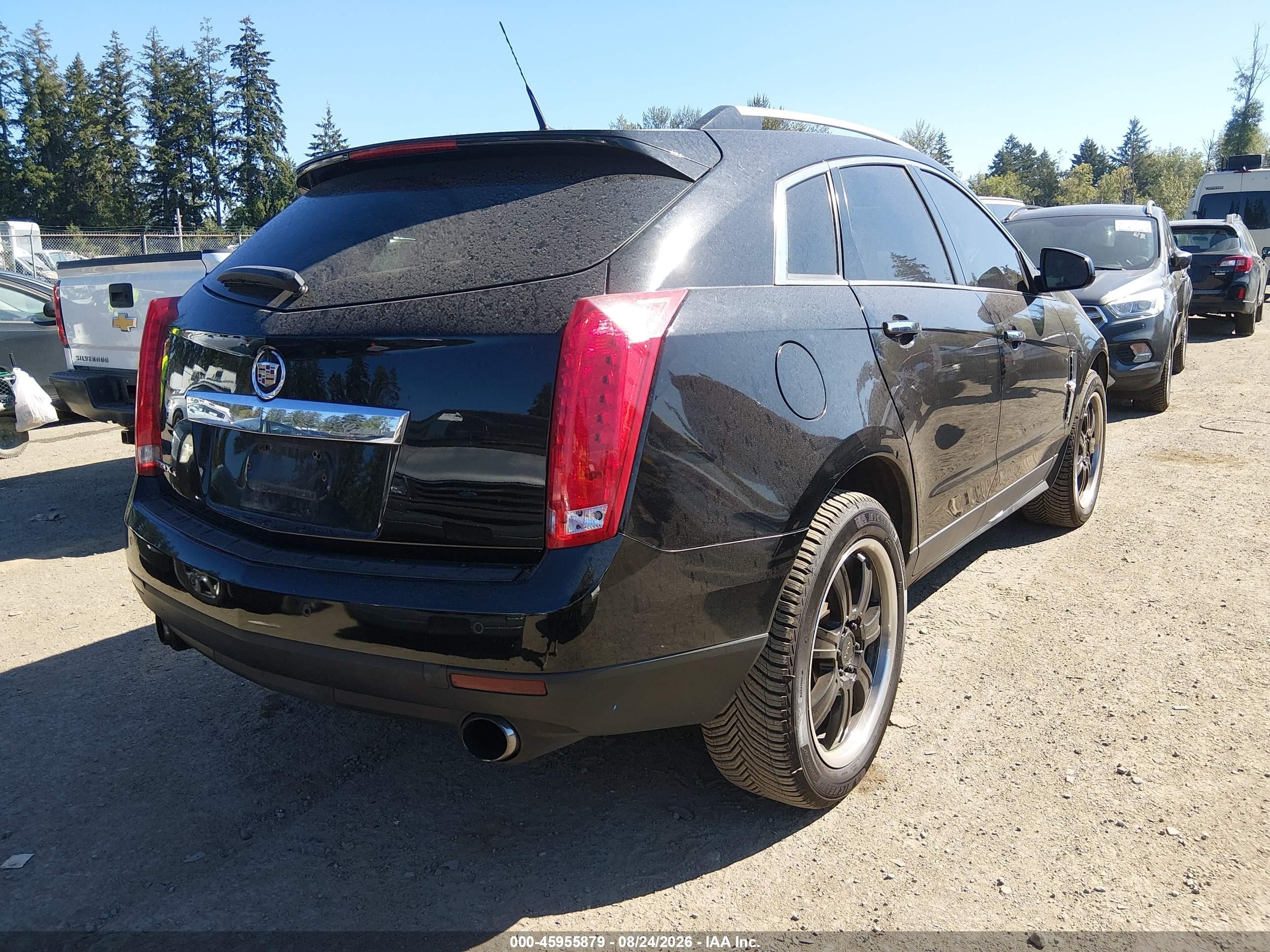 2010 Cadillac Srx Performance Collection Black vin: 3GYFNEEY9AS505045