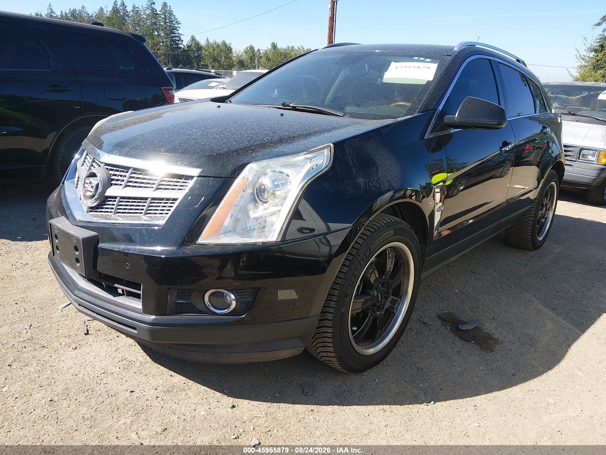 2010 Cadillac Srx Performance Collection Black vin: 3GYFNEEY9AS505045