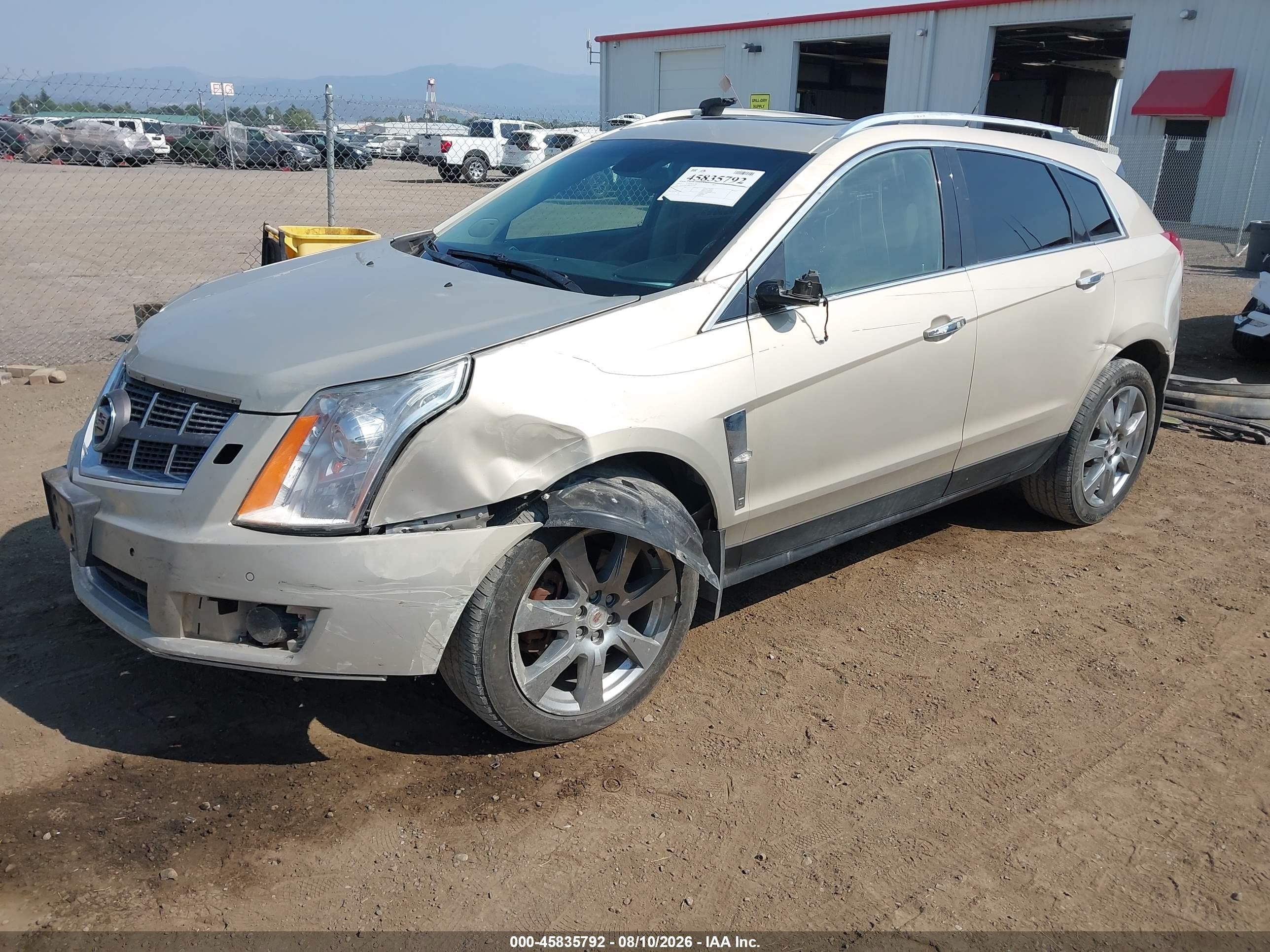 2011 Cadillac Srx Performance Collection Gold vin: 3GYFNEEY9BS512790
