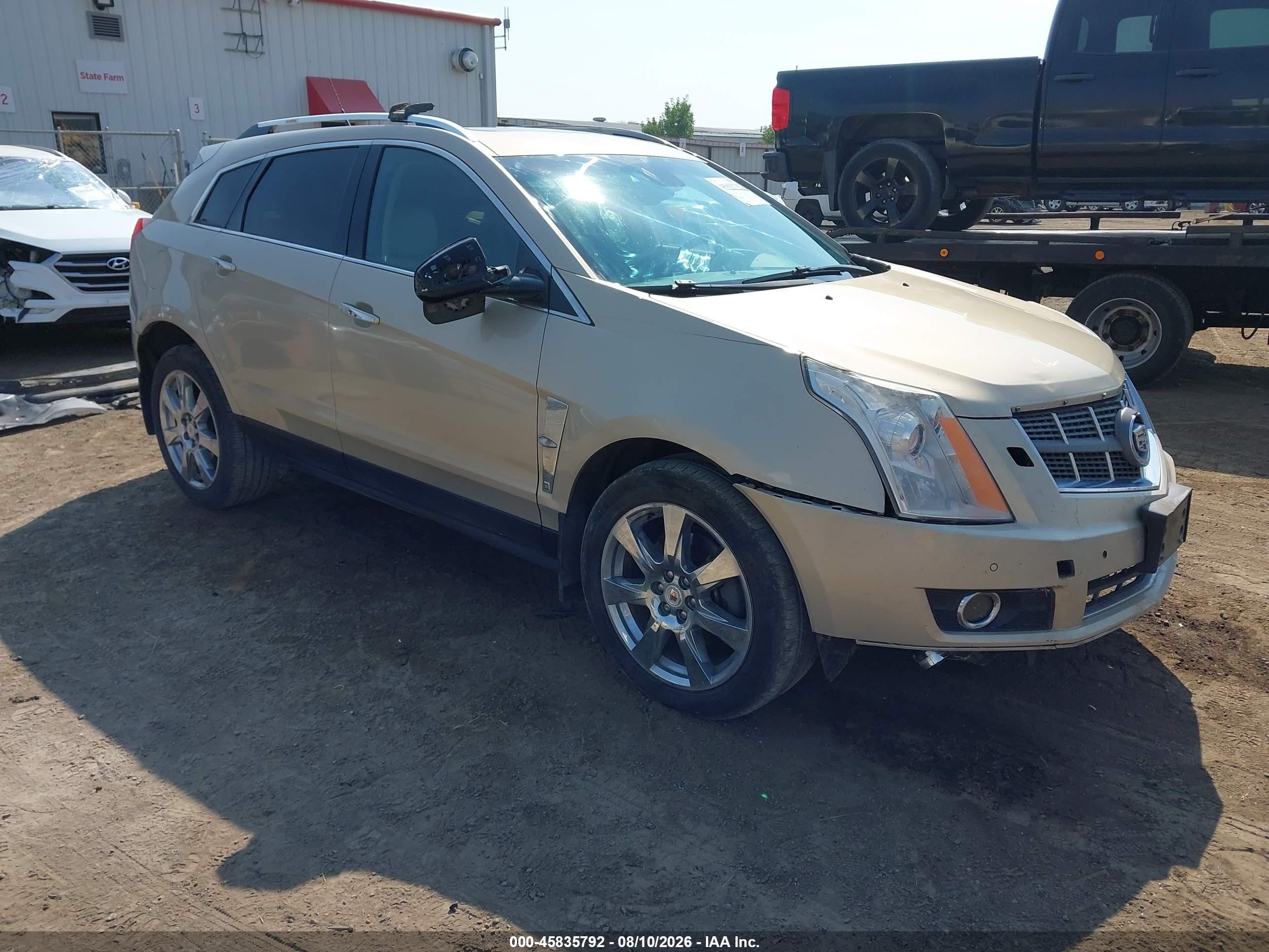 2011 Cadillac Srx Performance Collection Gold vin: 3GYFNEEY9BS512790