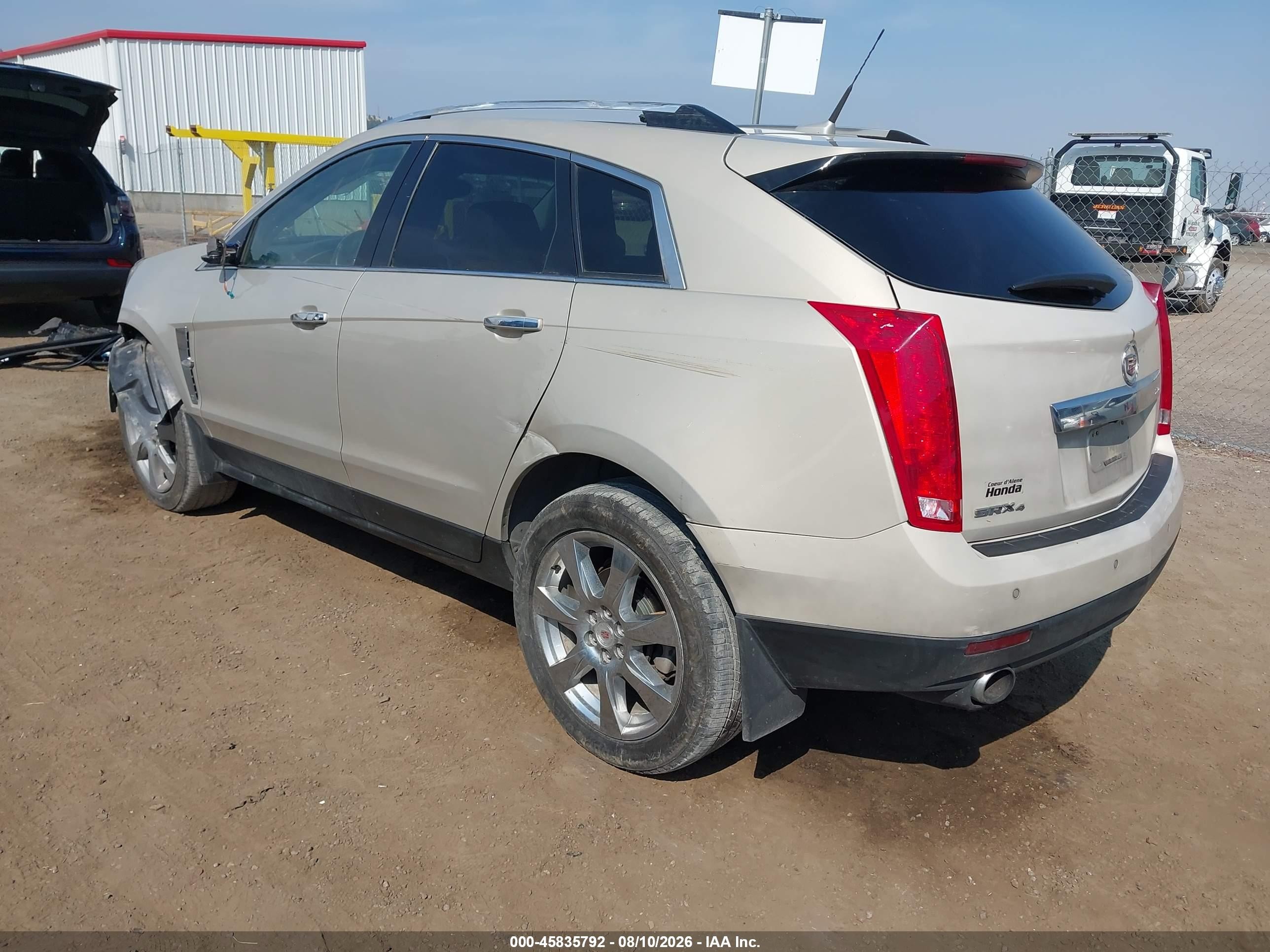 2011 Cadillac Srx Performance Collection Gold vin: 3GYFNEEY9BS512790