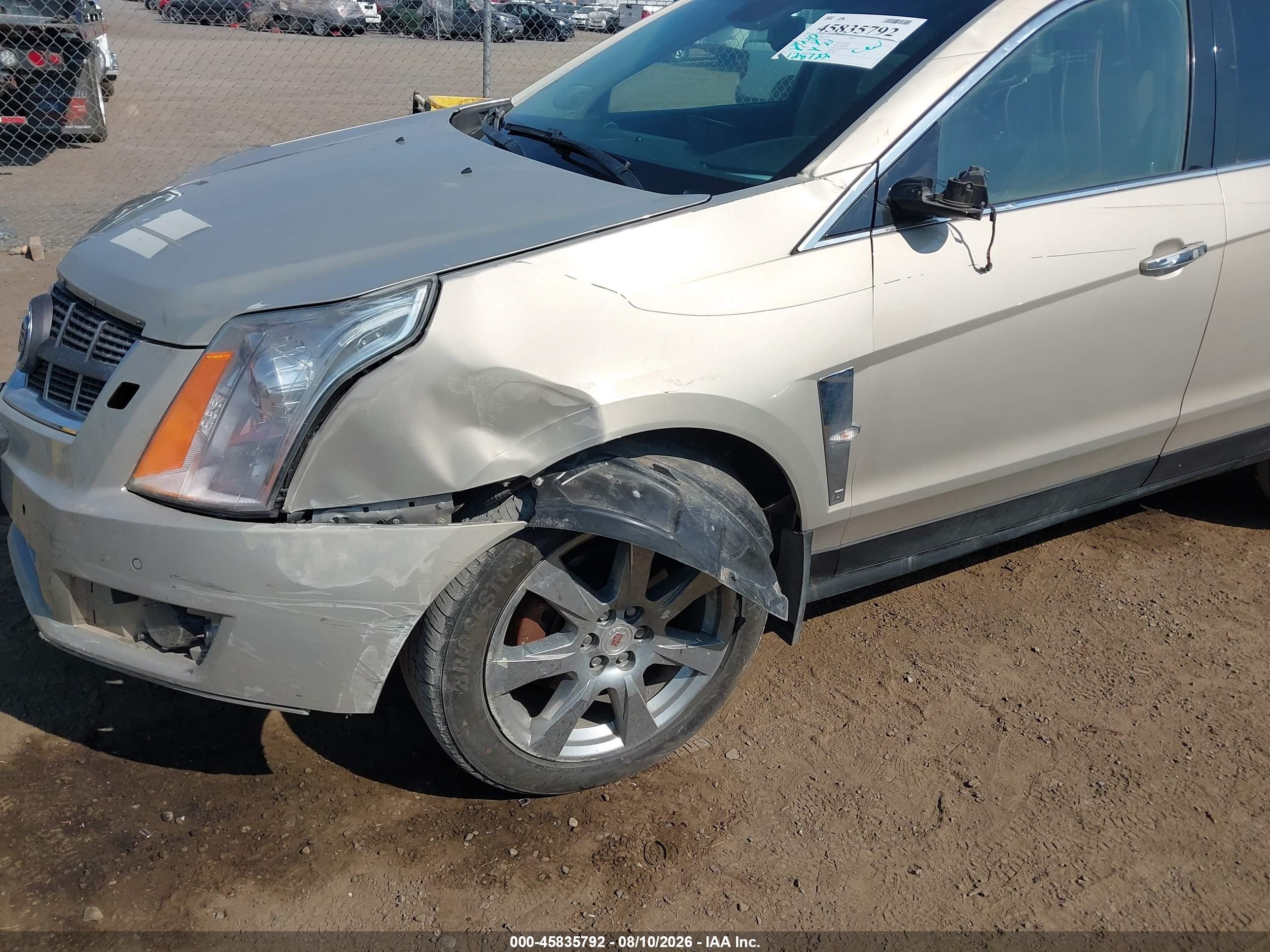 2011 Cadillac Srx Performance Collection Gold vin: 3GYFNEEY9BS512790