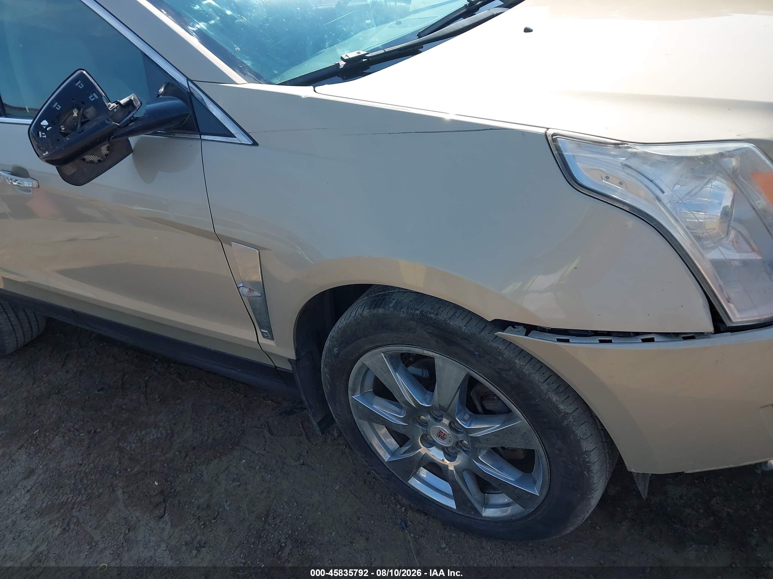 2011 Cadillac Srx Performance Collection Gold vin: 3GYFNEEY9BS512790