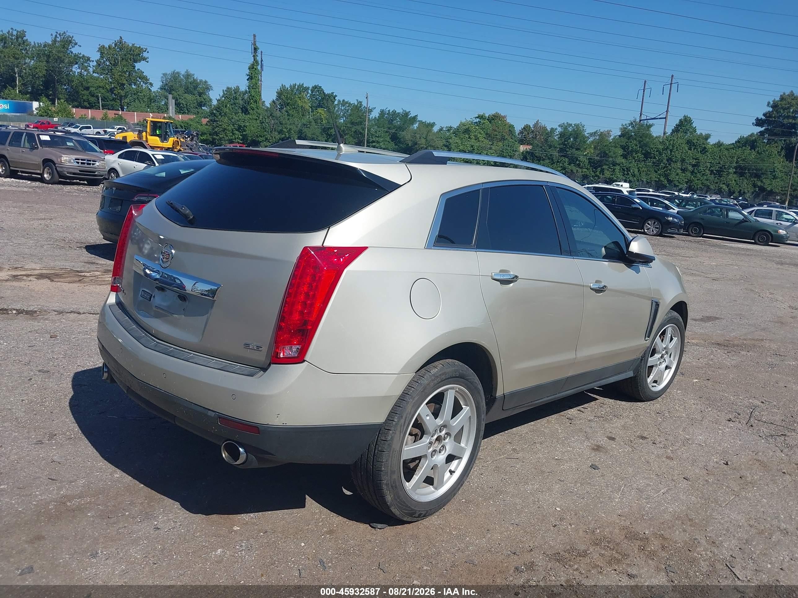 2014 Cadillac Srx Performance Collection Gold vin: 3GYFNFE31ES680194