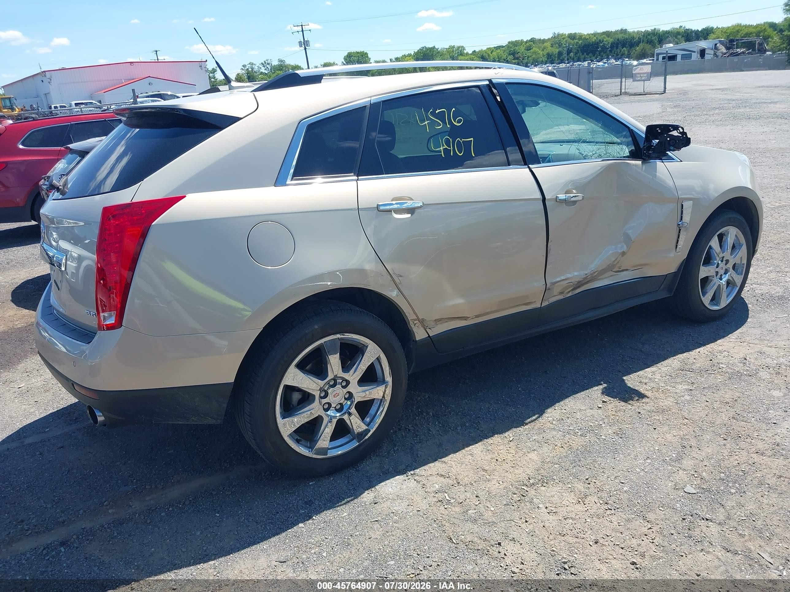 2012 Cadillac Srx Premium Collection Beige vin: 3GYFNFE32CS581526