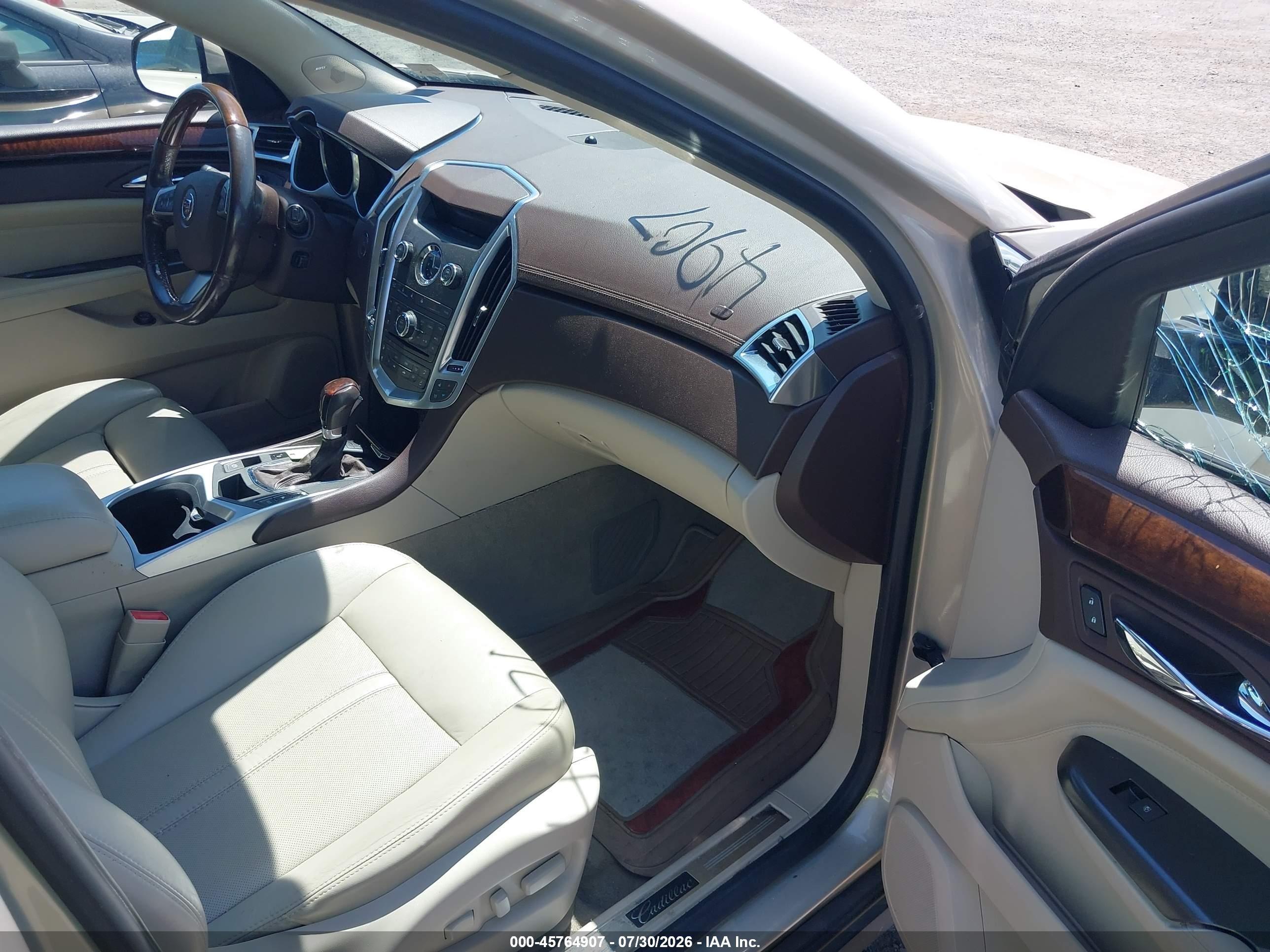 2012 Cadillac Srx Premium Collection Beige vin: 3GYFNFE32CS581526