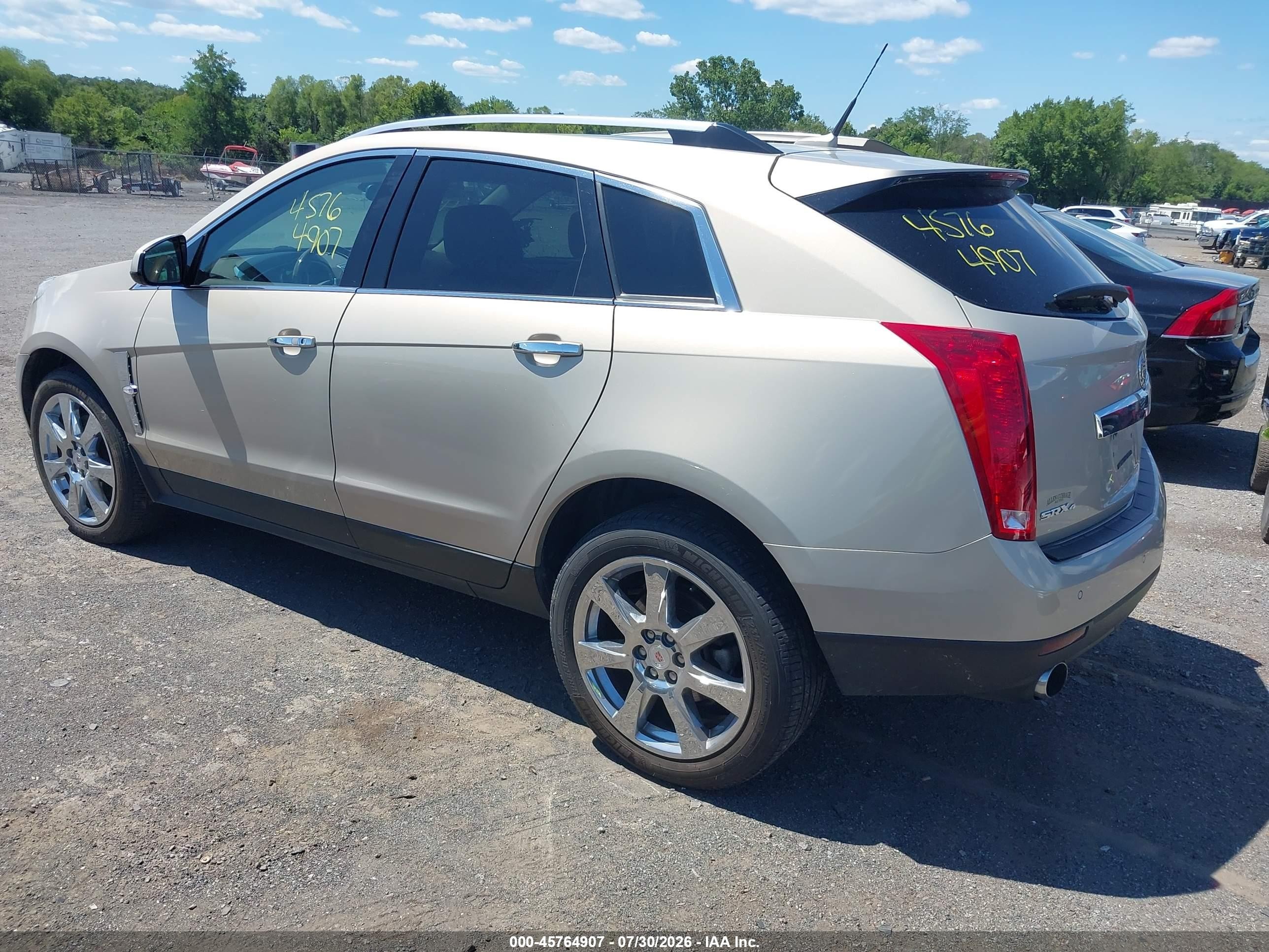 2012 Cadillac Srx Premium Collection Beige vin: 3GYFNFE32CS581526