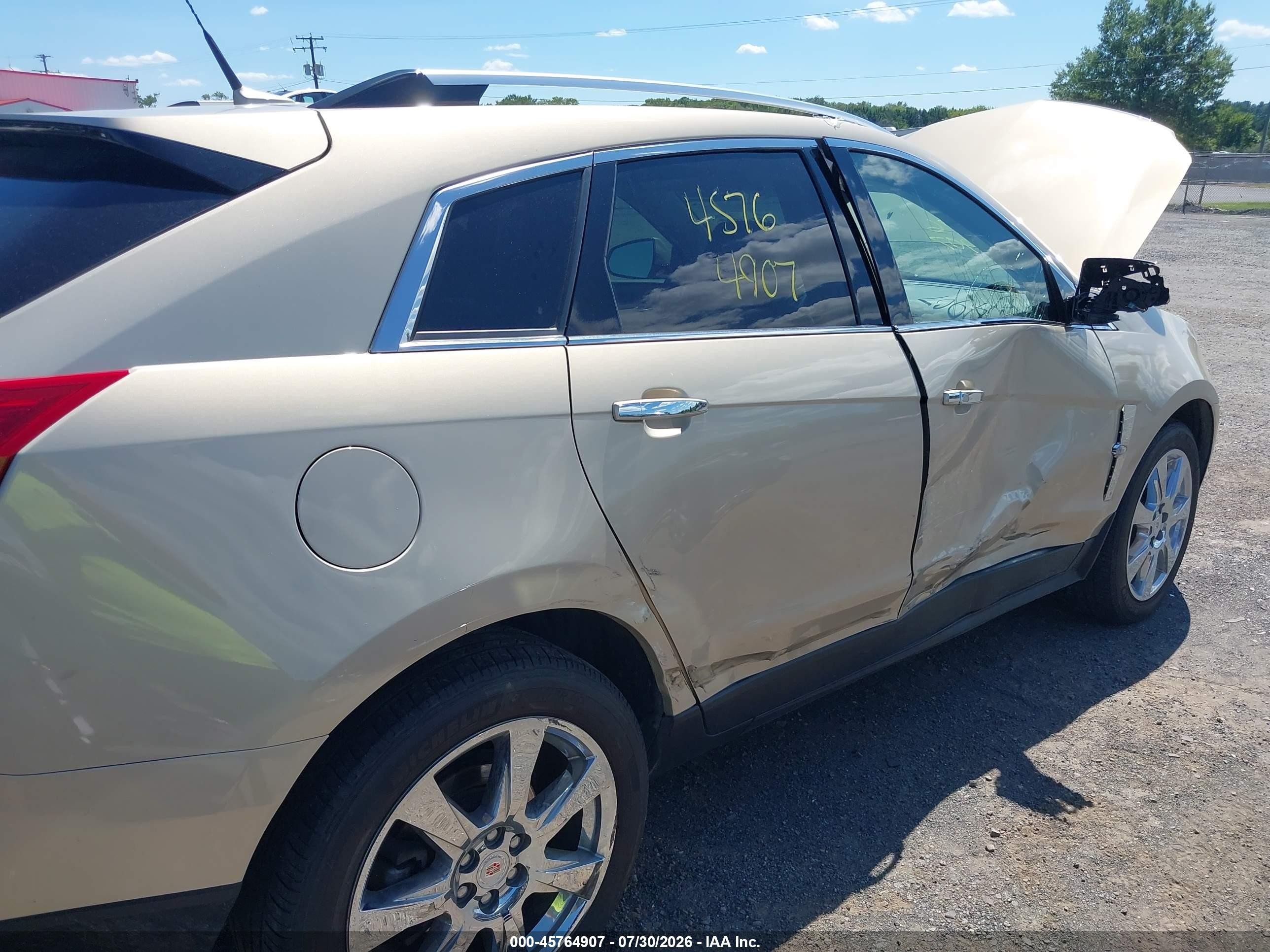 2012 Cadillac Srx Premium Collection Beige vin: 3GYFNFE32CS581526