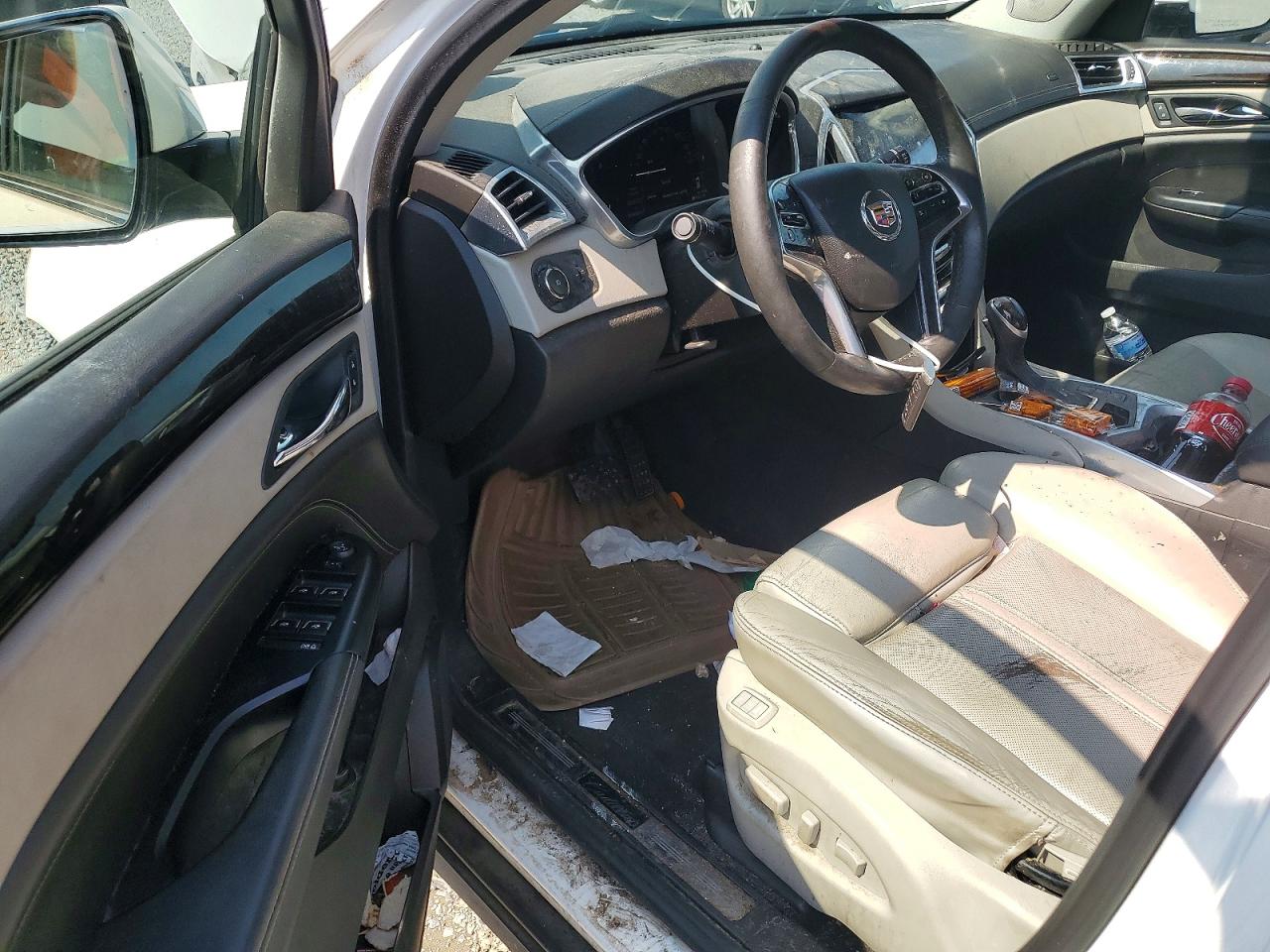 2014 Cadillac Srx Performance Collection White vin: 3GYFNFE32ES523225